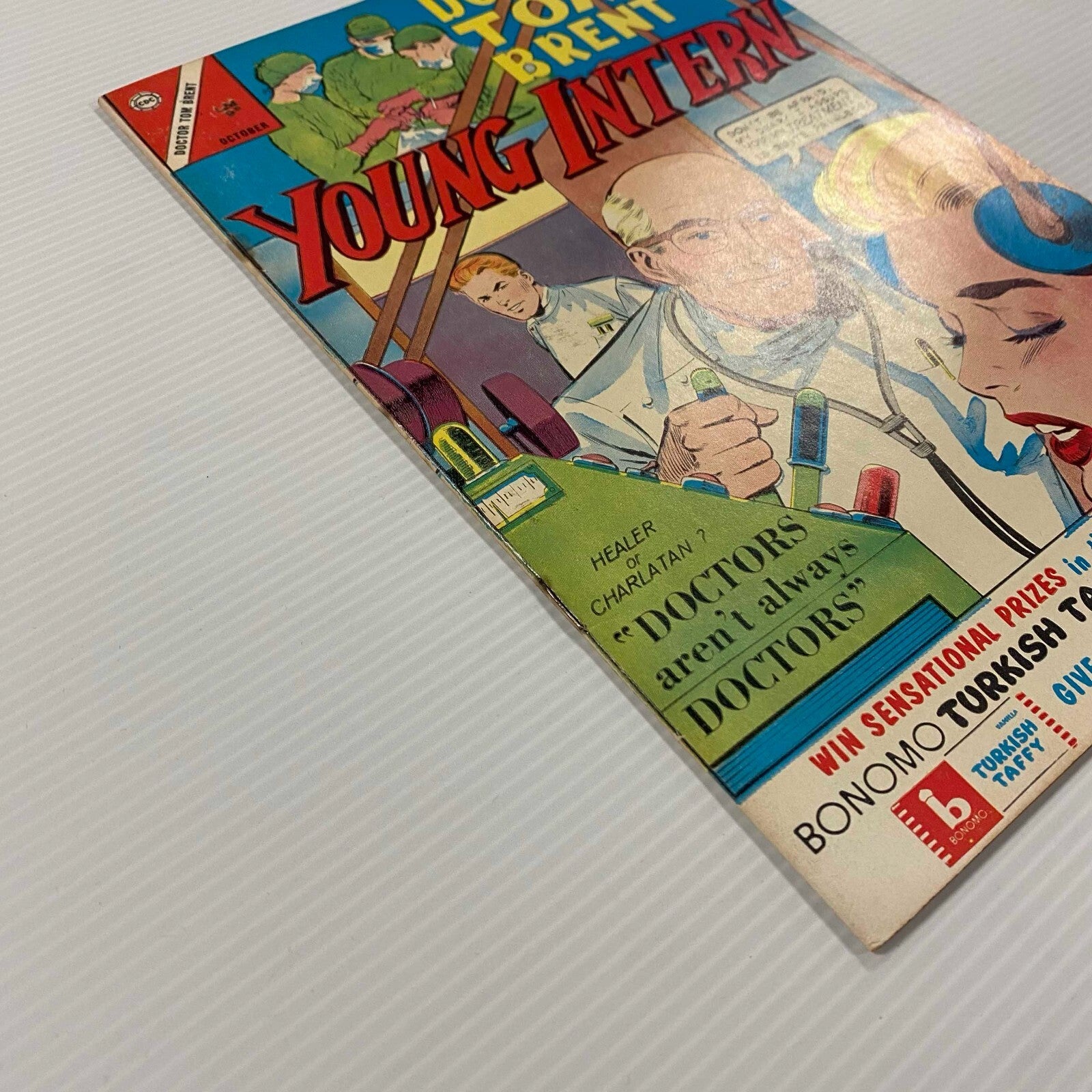 Doctor Tom Brent Young Intern #5 1963 VG+ Pence Copy *Rusted Staples3