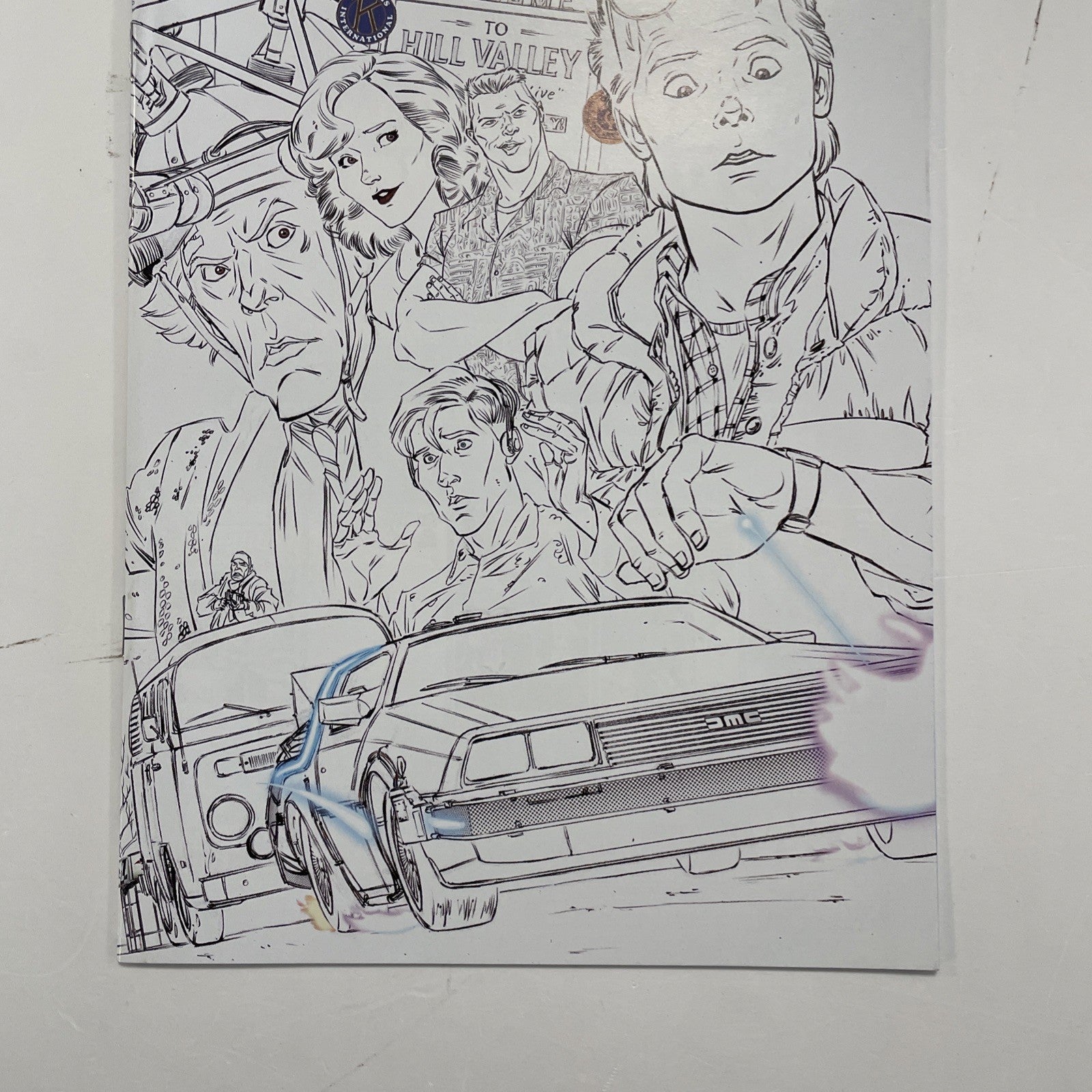Back to the Future #1 2015 NM- 3rd Print Diamond Sketch Variant2