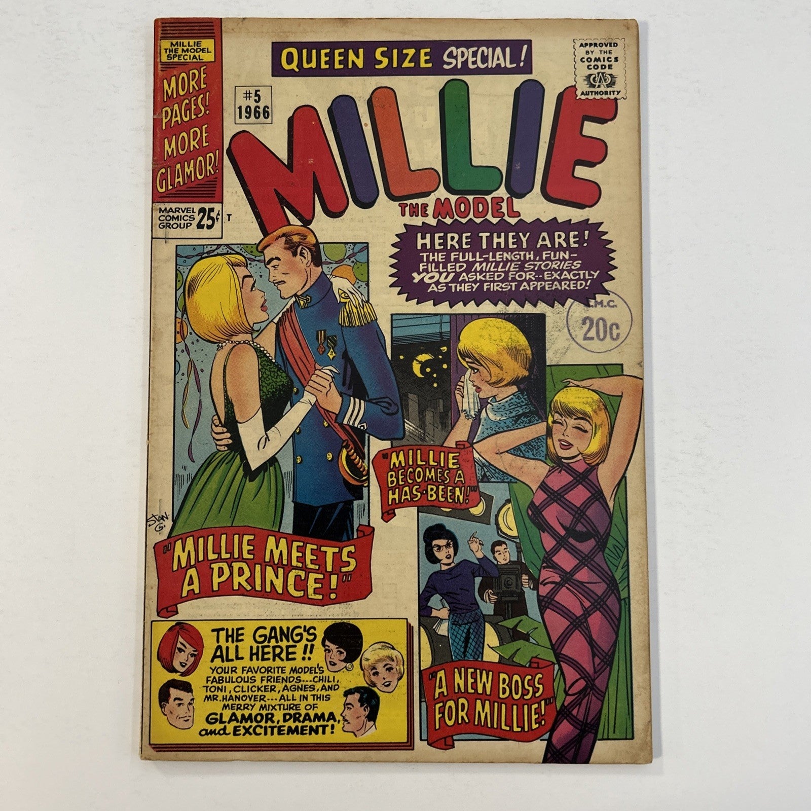 Millie The Model Annual #5 1966 VG/FN Pence Stamp0