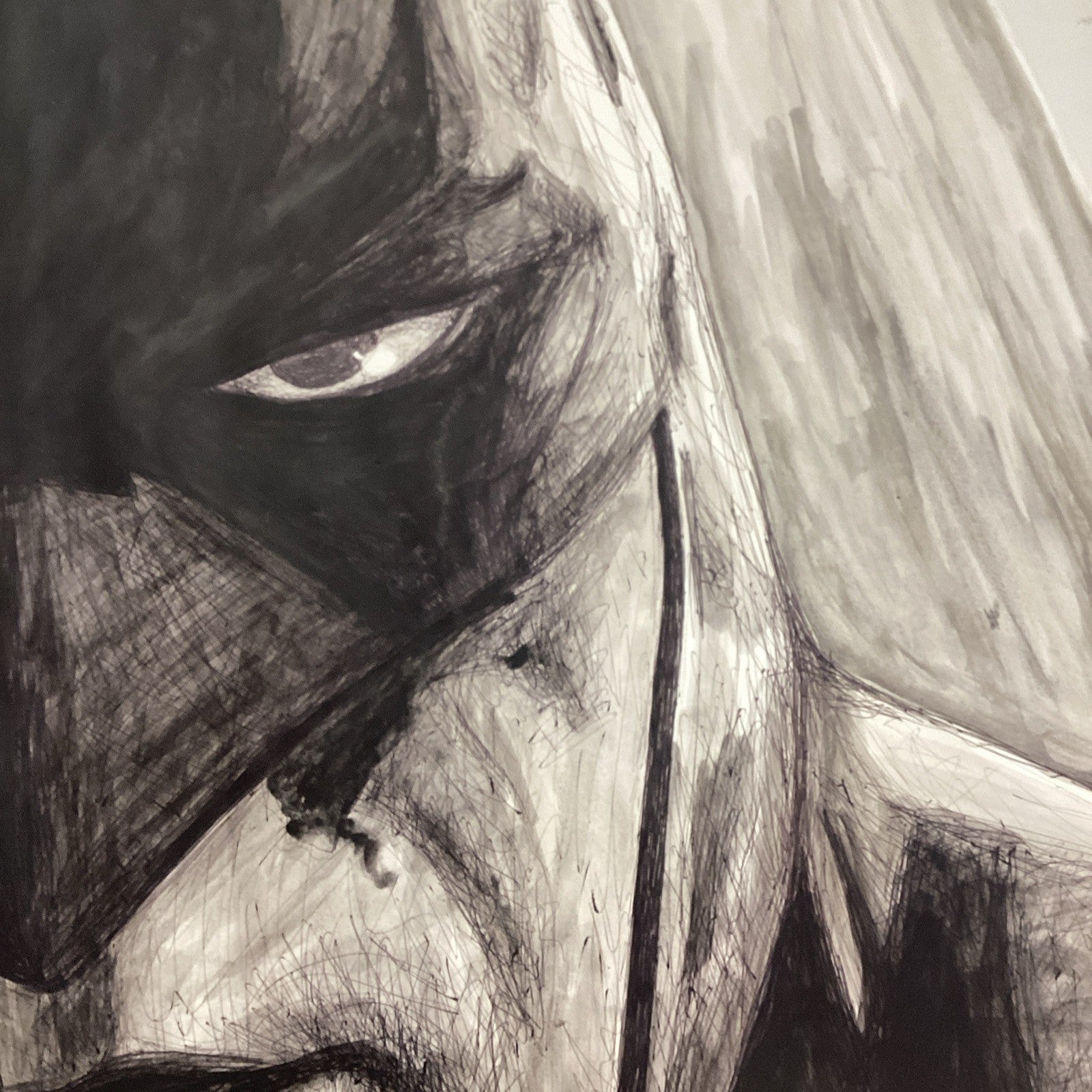 Batman Original Art by Becky Knapp with COA (80x59cm)9