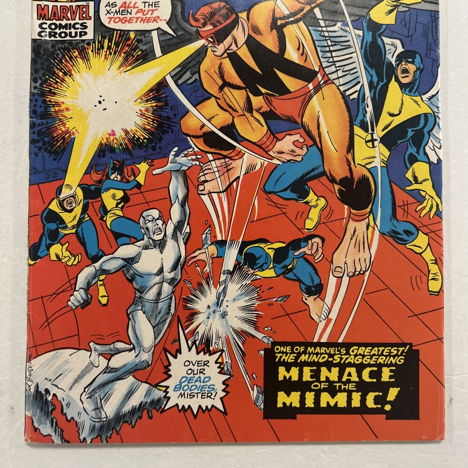 X-Men #69 1971 FN+ Pence Stamp2
