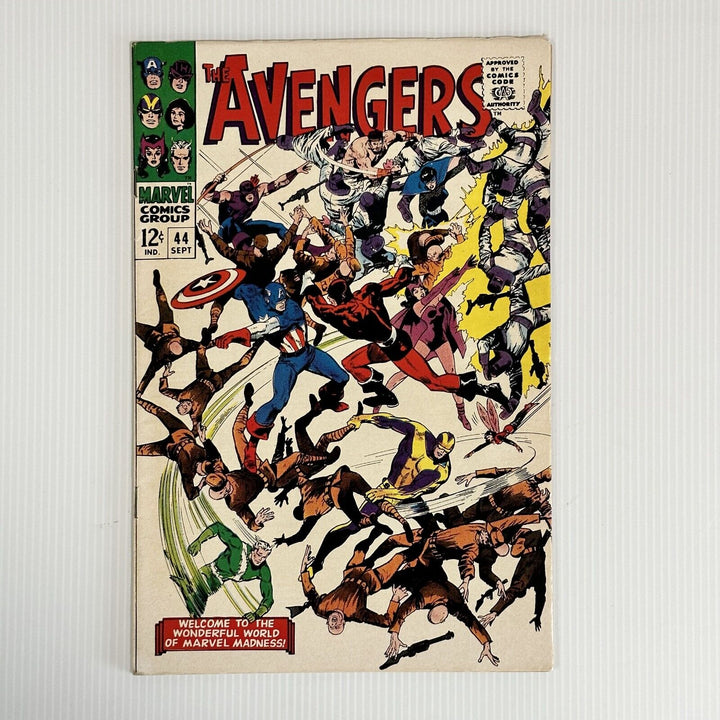 The Avengers #44 1967 VF- Cent Copy Origin and Death of The Red Guardian