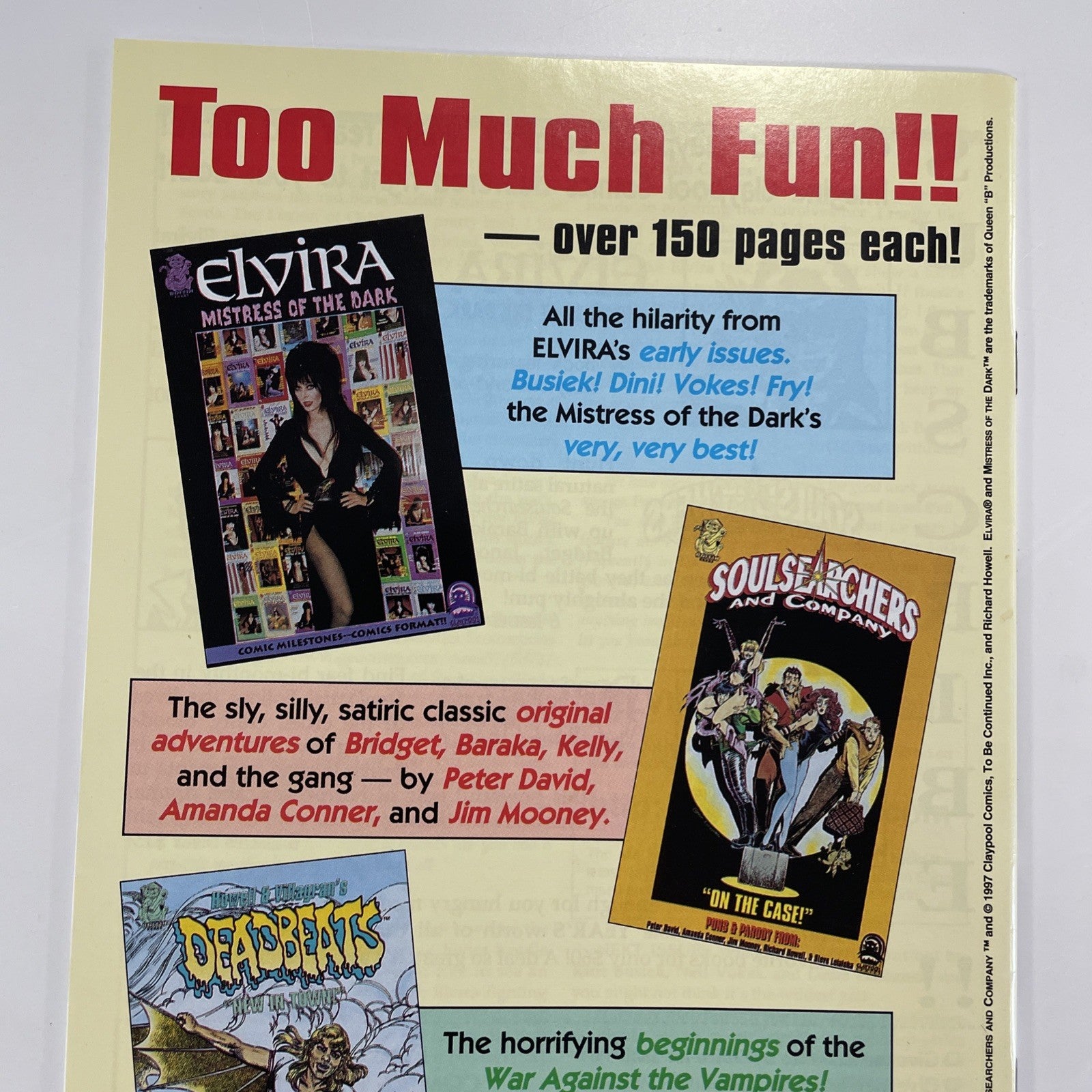 Elvira Mistress Of The Dark #50 1997 FN/VF5