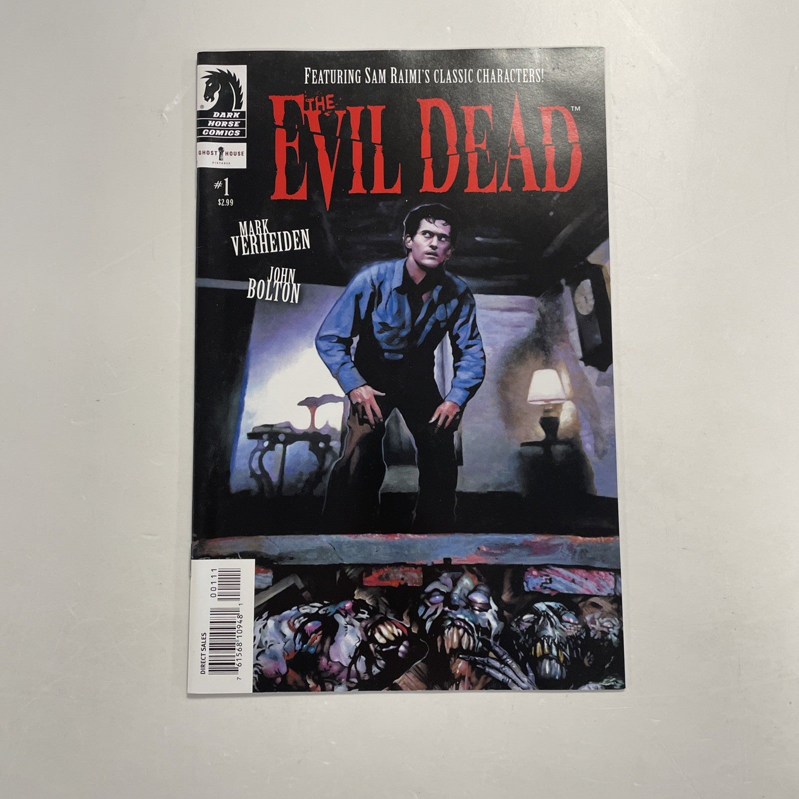 Evil Dead #1 2008 VF/NM Dark Horse Sam Raimi John Bolton Art0