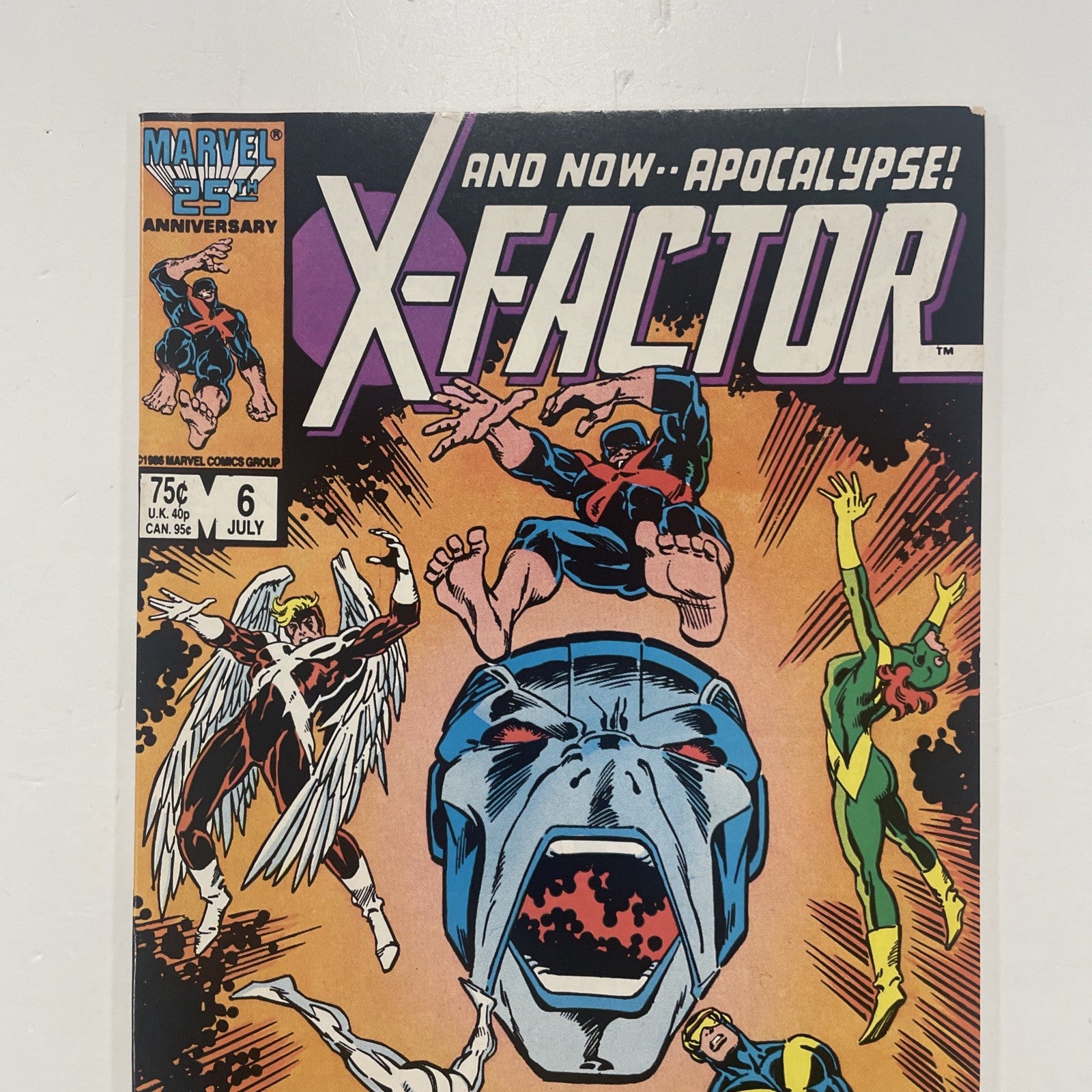 X-factor #6 1986 FN/VF 1st Full Appearance of Apocalypse *See Description1