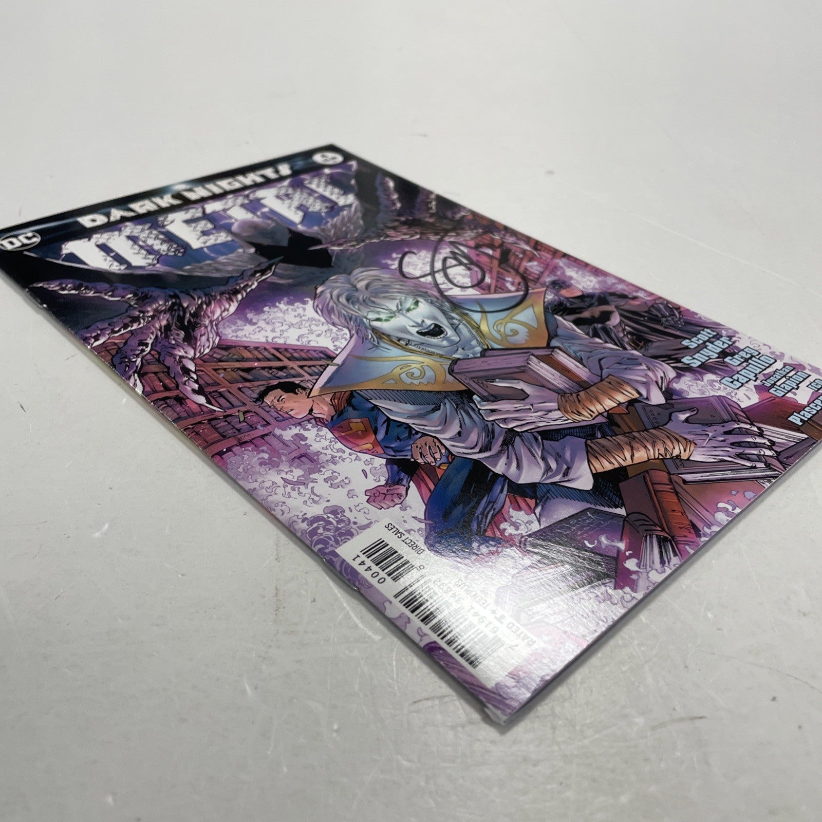 Dark Knights Death Metal #4 2018 NM Signed Scott Snyder *signed at Thoughtbubble3