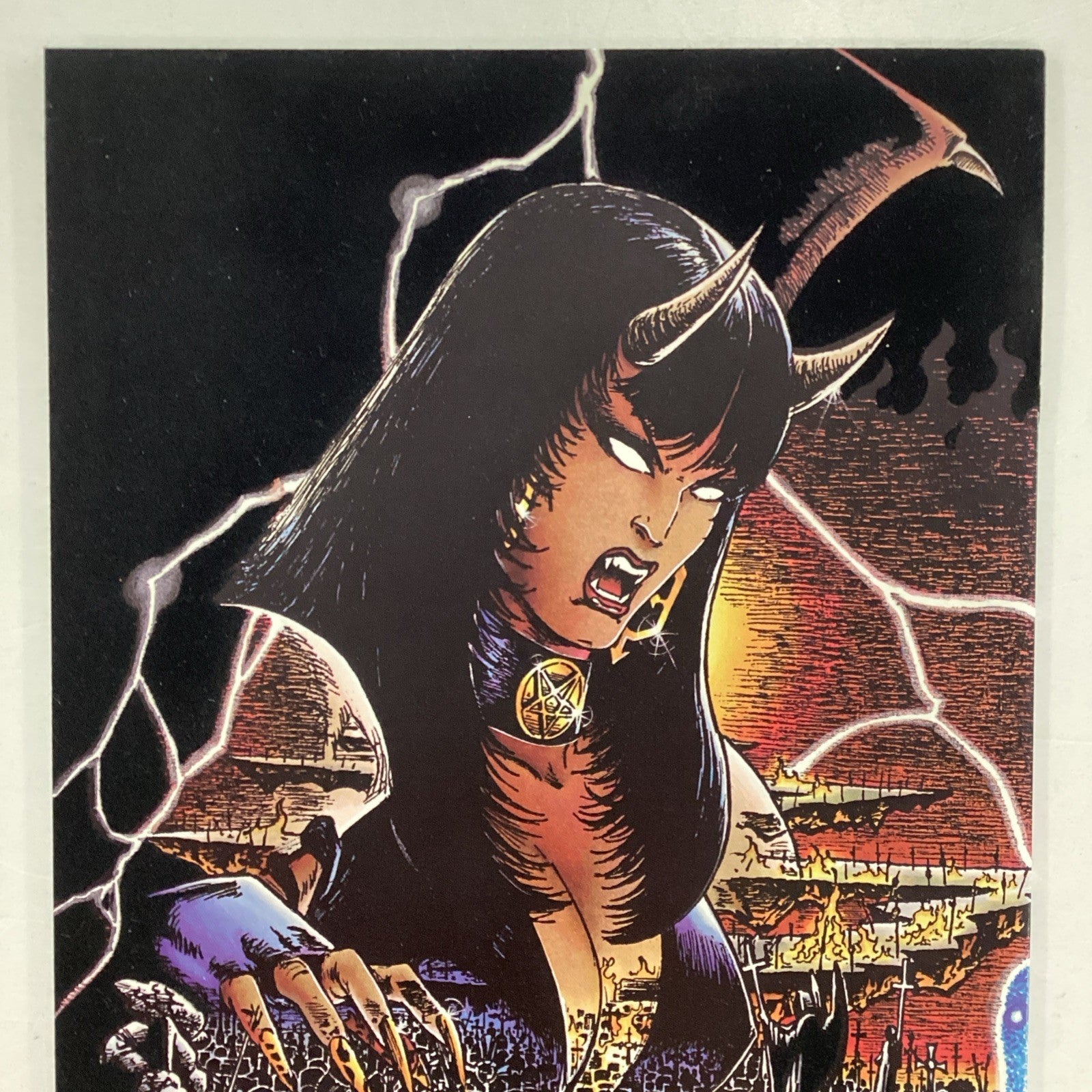 Lady Death II Between Heaven & Hell #1 1994 VF Premium Felt Edition5