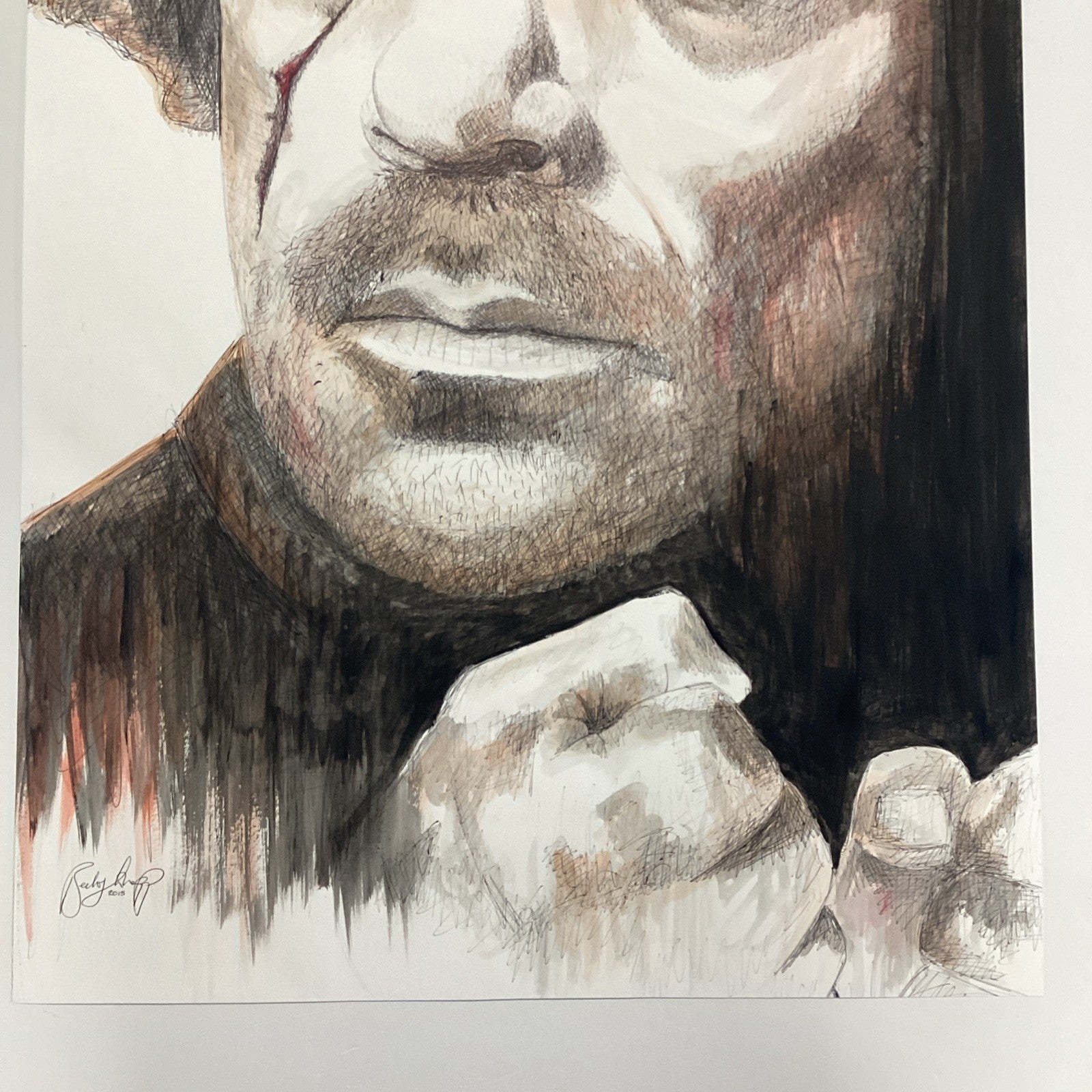 Tyrion Lannister Original Art by Becky Knapp with COA (80x59cm)3