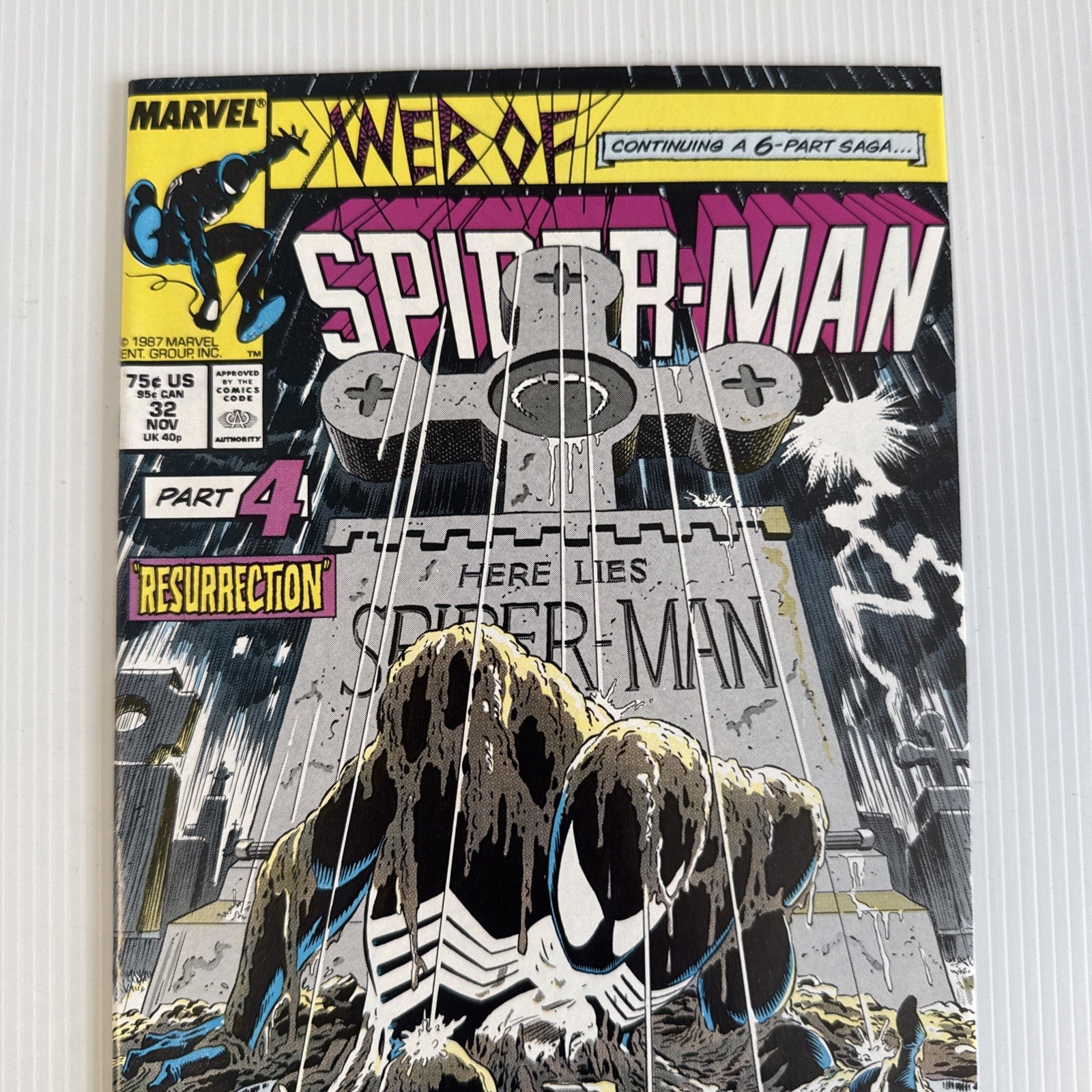 Web of Spider-Man #32 1987 VF Kravens Last Hunt Part 41