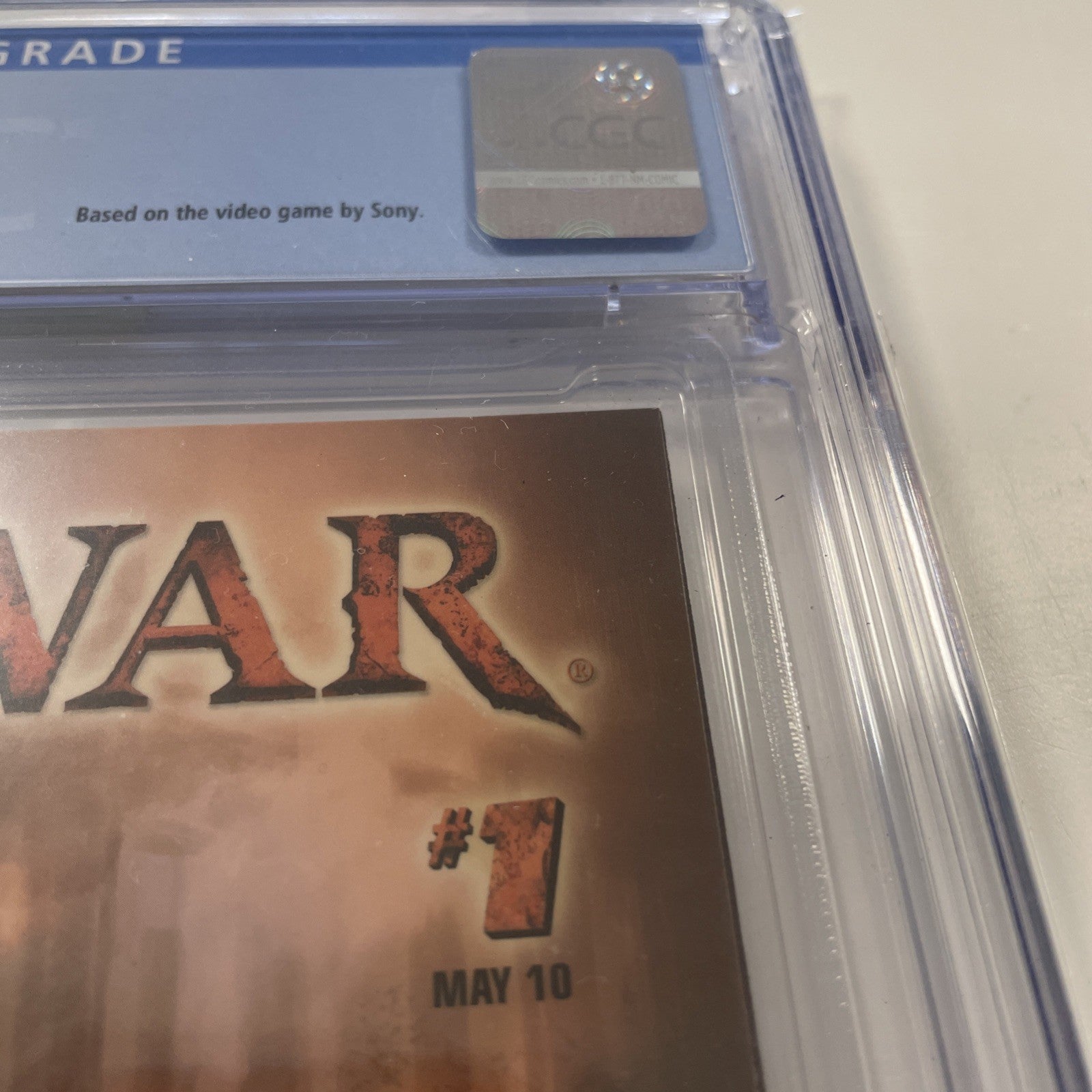 God Of War #1 2010 CGC 9.8 1st Print 1st Appearance of Kratos2