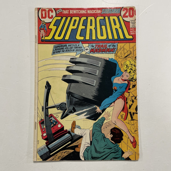 Supergirl #1 1972 VG+ 1st Solo Series Pence Stamp0