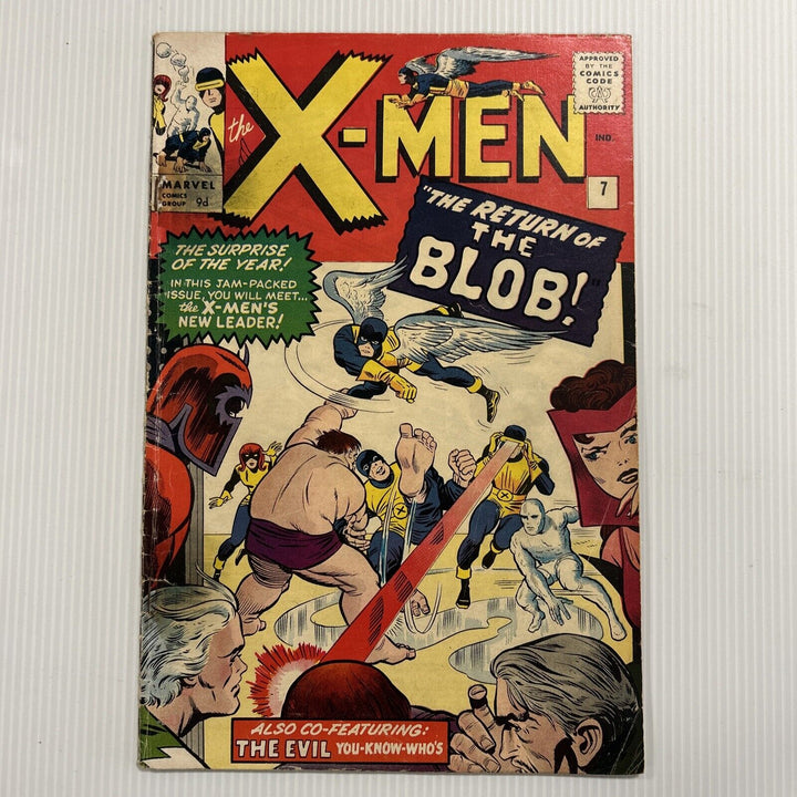 X-men #7 1964 GD/VG 1st Appearance of Cerebro Pence Copy