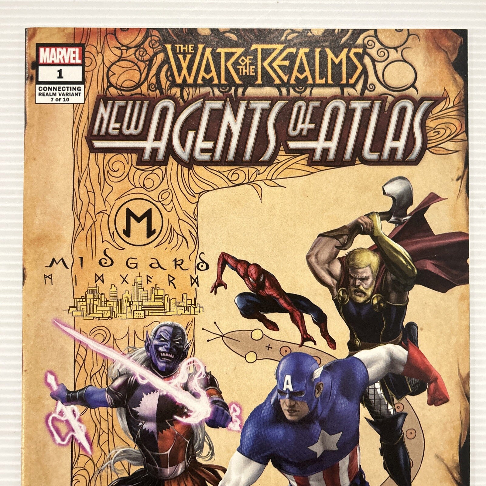 War of the Realms: New Agents of Atlas #1 2019 NM Camucoli connecting variant1