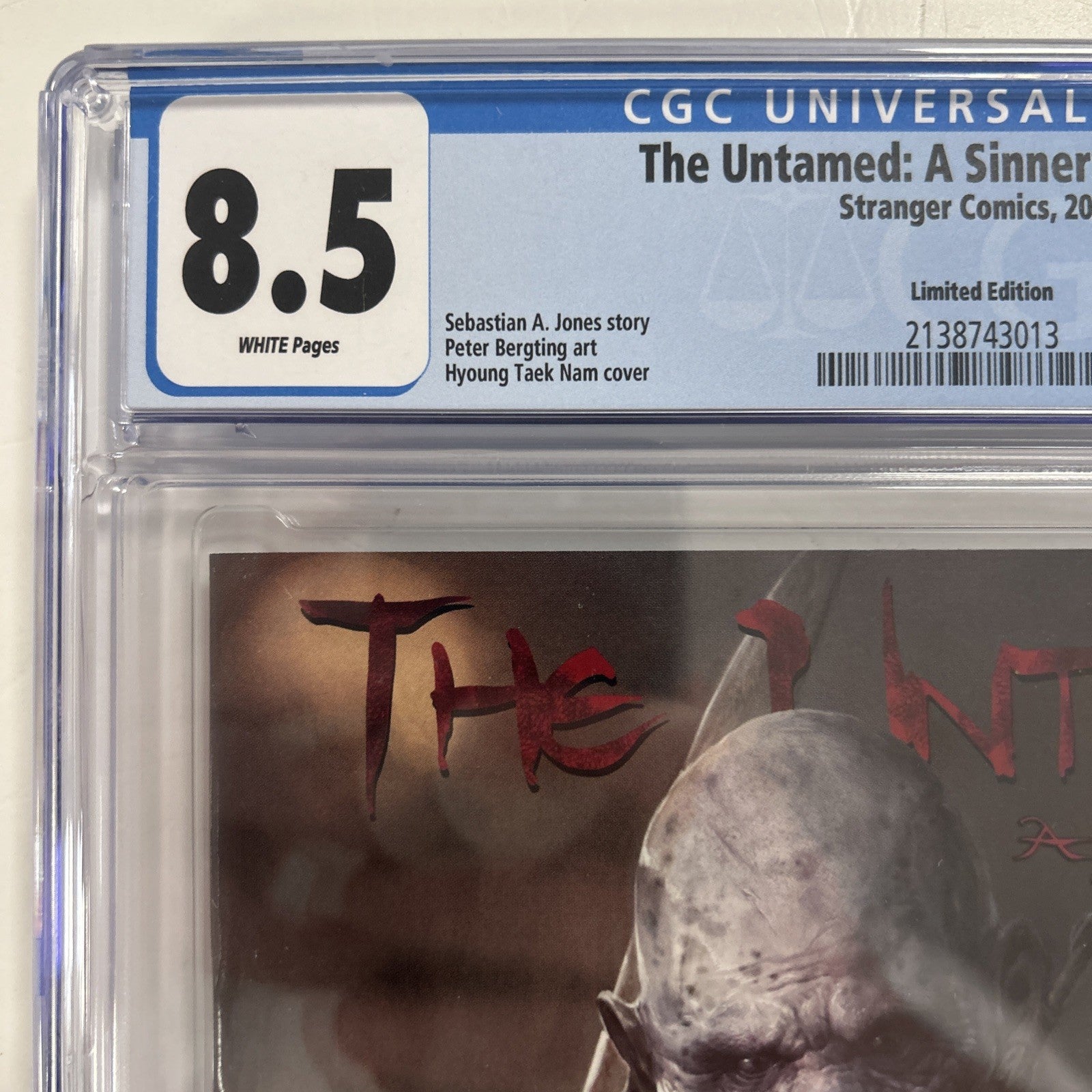The Untamed: A Sinner's Prayer #1 2009 CGC 8.5 1:10 Variant Stranger Comics3