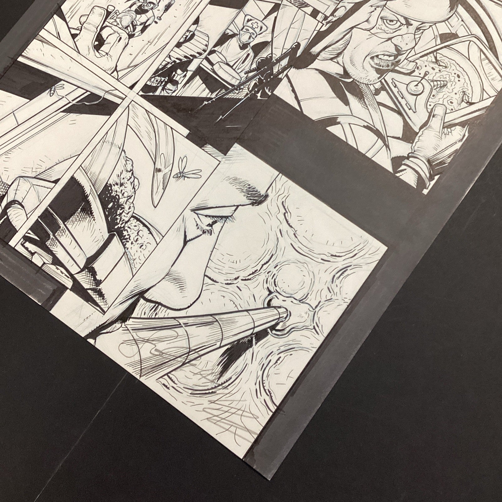 Original Artwork Judge Dredd The Talented Mayor Ambrose 1678 Page 6 John Higgins6