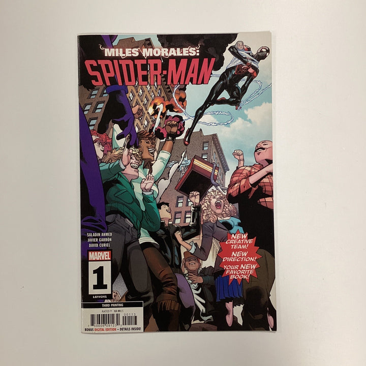 Miles Morales: Spider-man #1 2019 NM- Third Print0