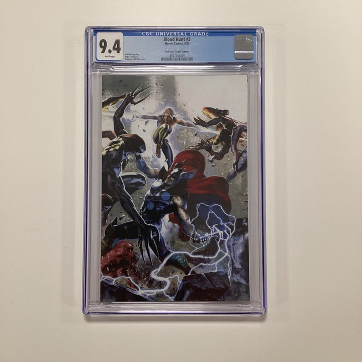 Blood Hunt #3 2024 CGC 9.4 Gabriele Dell’otto Virgin Variant Cover0