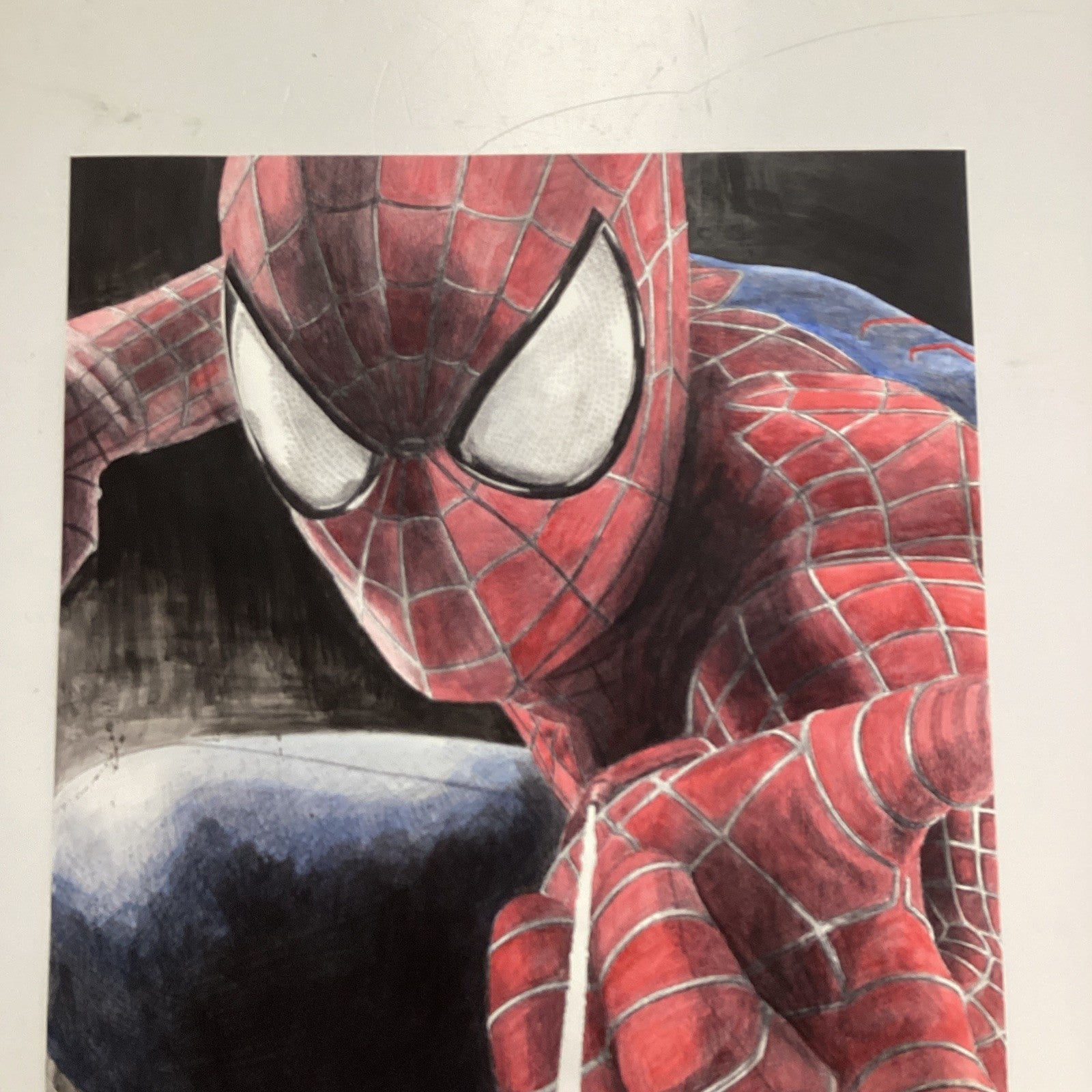 Spider-Man Original Art by Becky Knapp With COA (80x59cm)2
