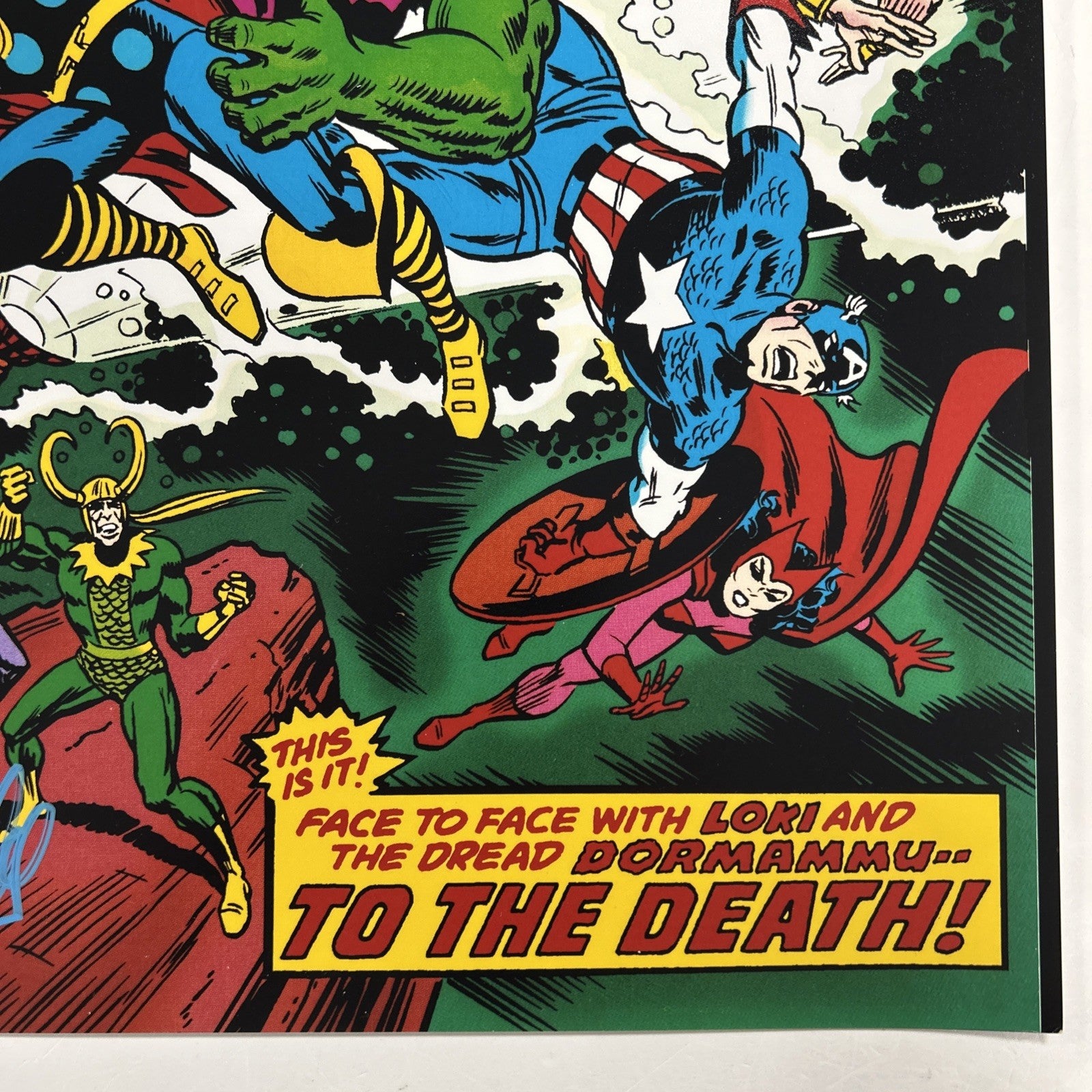 The Avengers #118 Giclée Repro Cover Print Signed by Stan Lee (Excelsior)6
