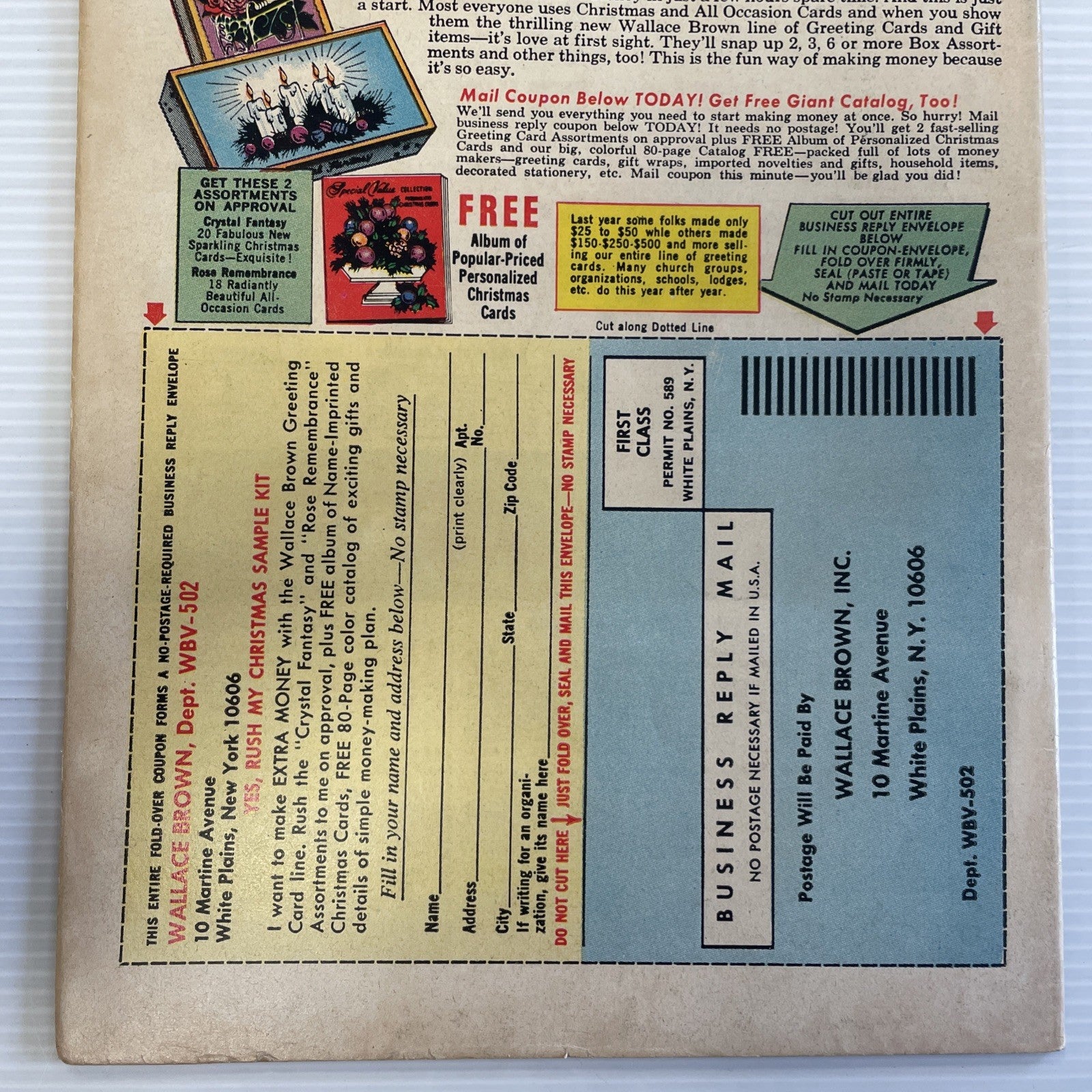 The Mighty Thor #168 1969 VG+ Origin of Galactus 2x stamps on cover6