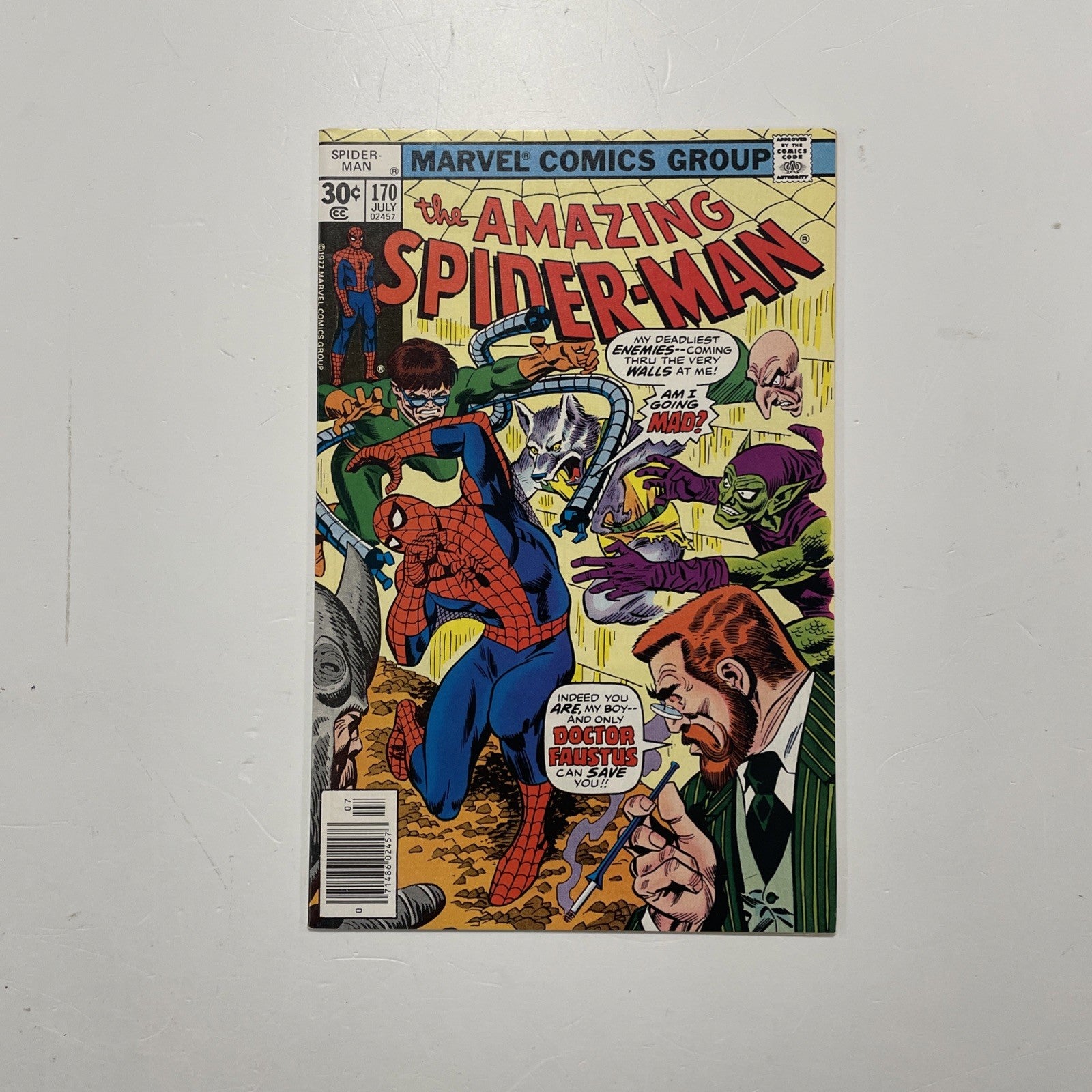 Amazing Spider-Man #170 1977 VF/NM0