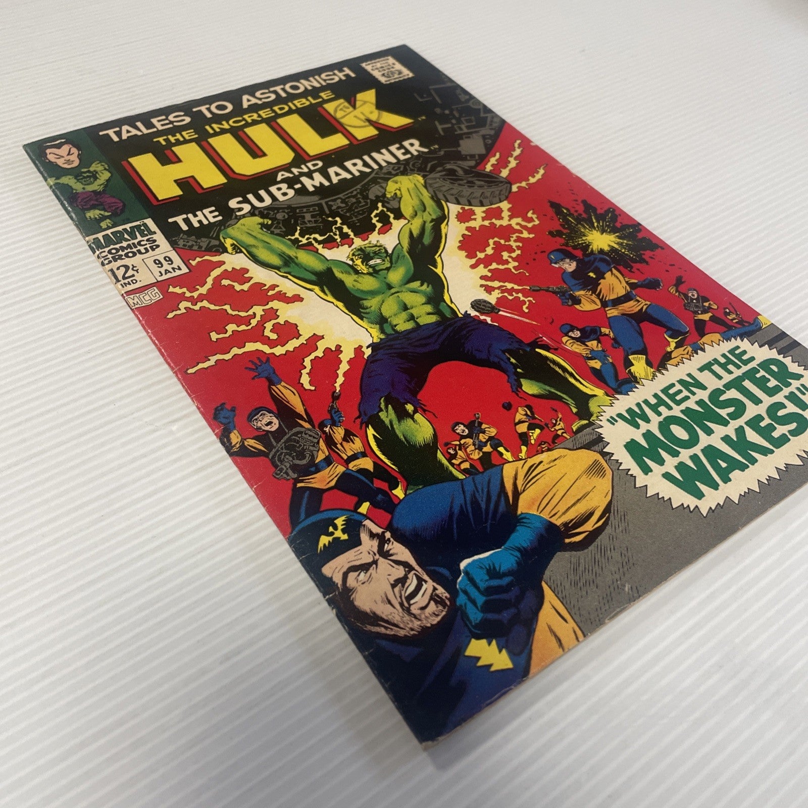Tales to Astonish #99 1968 FN- Sub-Mariner & Hulk Pence Stamp3