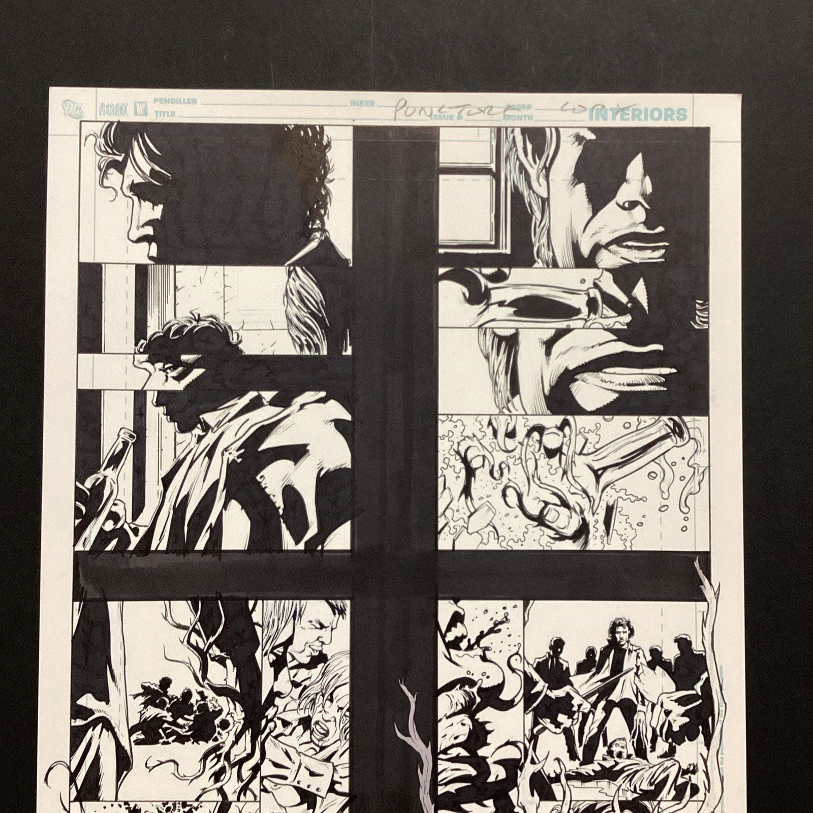 Original Artwork for Puncture Com.X By John Higgins 2004 (unknown Issue & Page)2