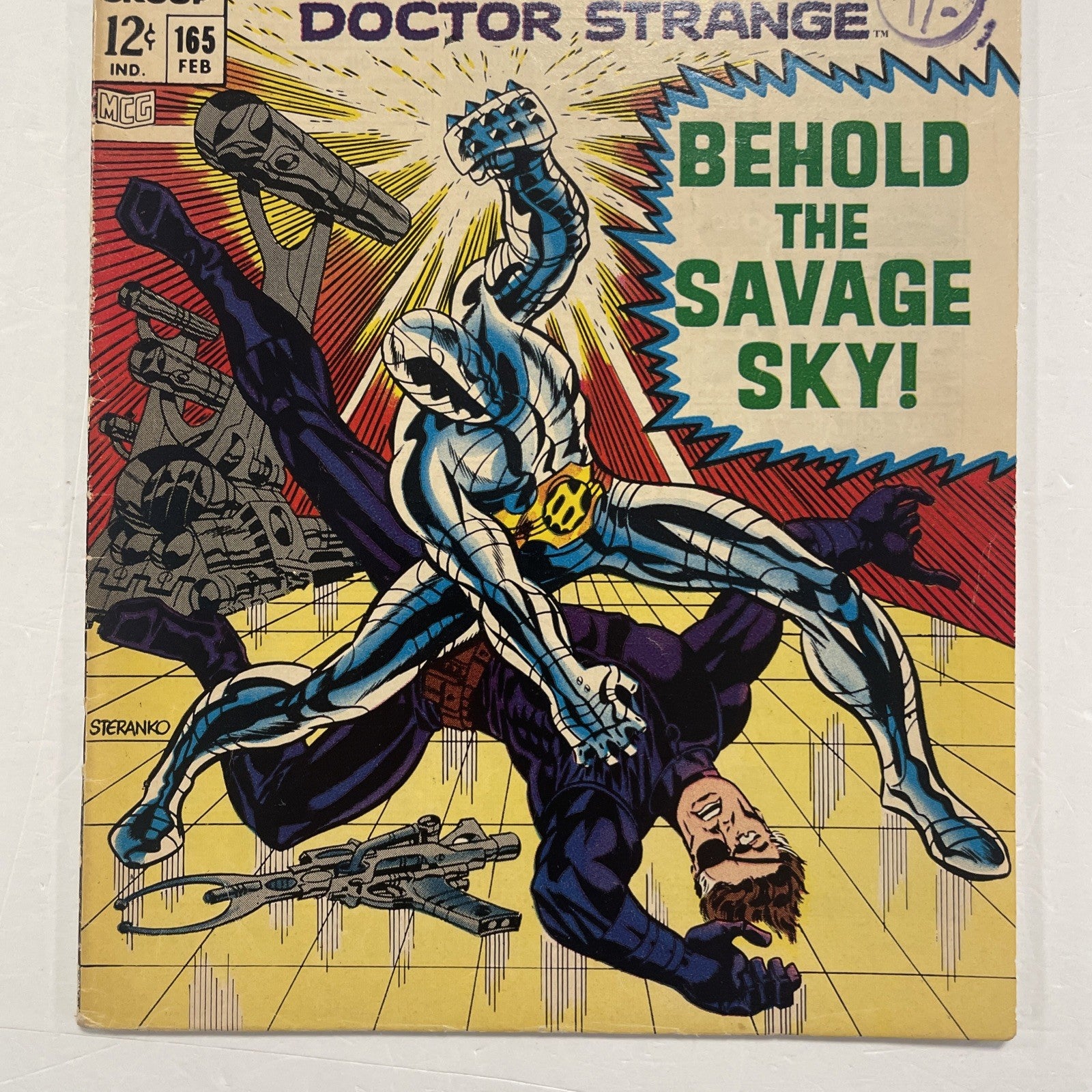 Strange Tales #165 1968 FN- 1st Appearance of Voltorg Pence Stamp2