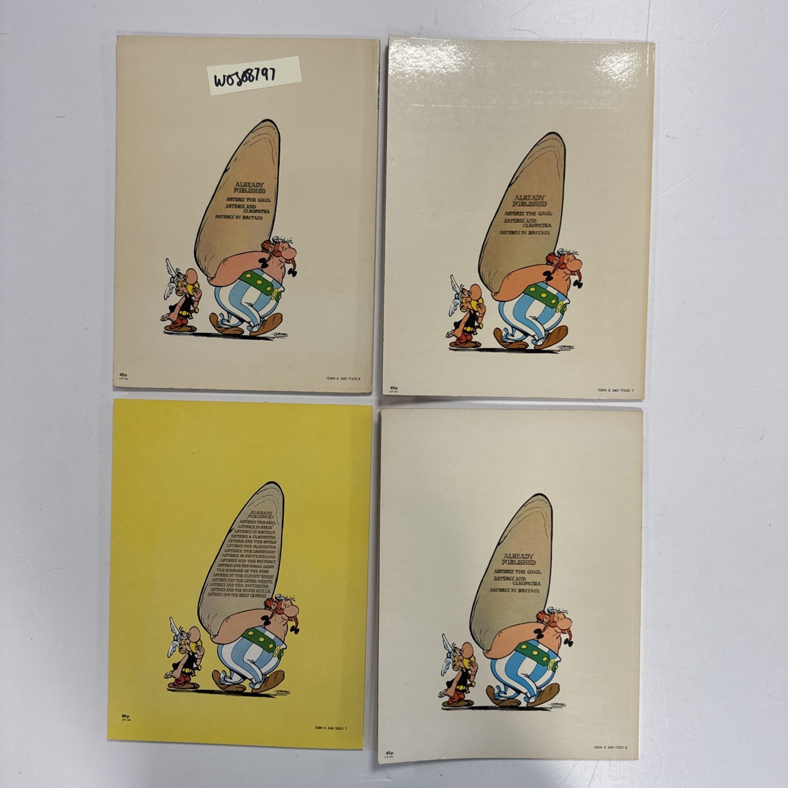 Asterix 13 Books 1970s - 80s earlier prints Goscinny Uderzo **1