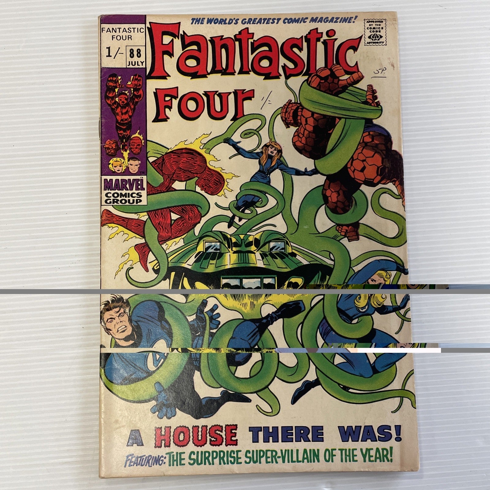 Fantastic Four #88 1969 FN- Pence Copy **2x small amount of pen on cover0