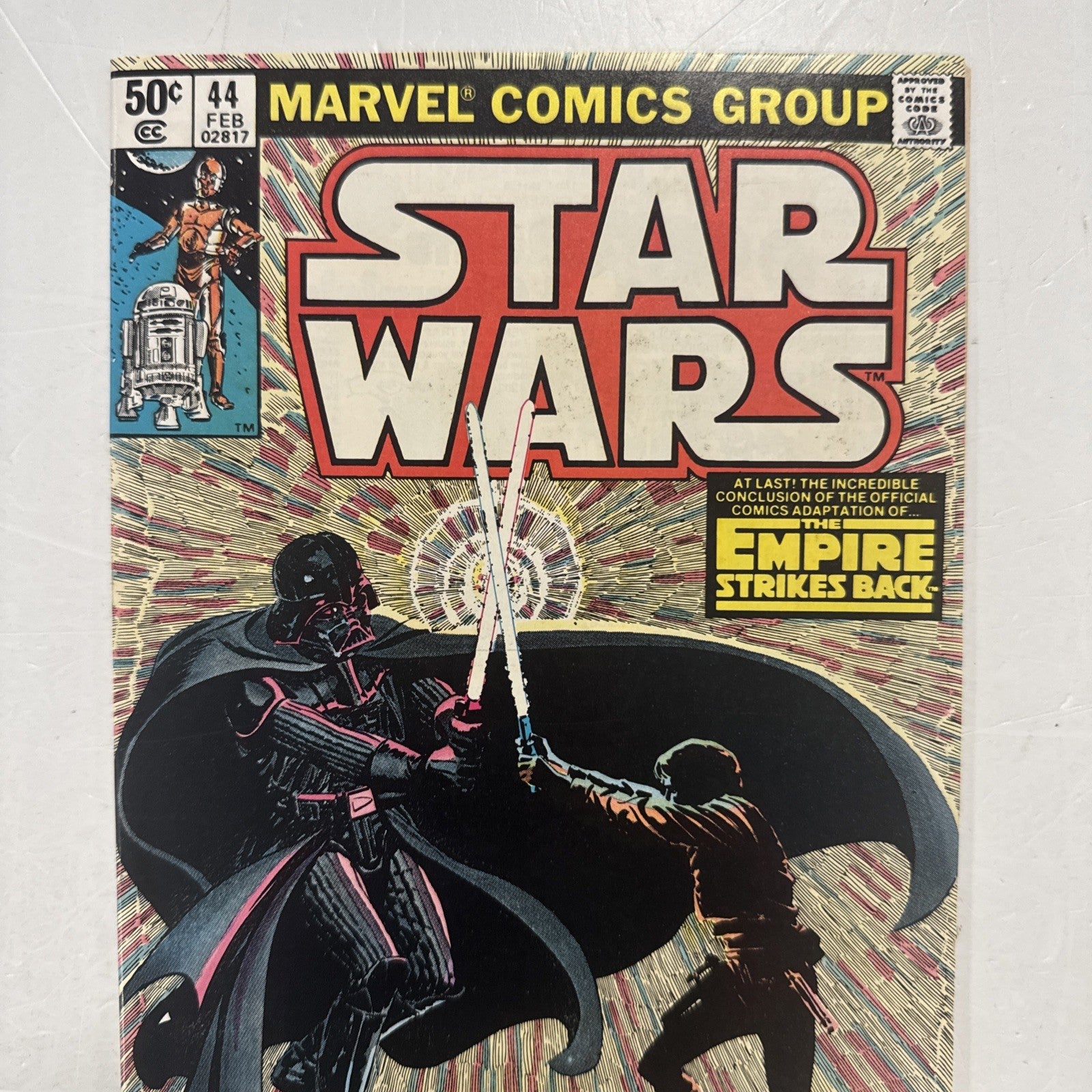 Star Wars #44 1981 VF/NM Newsstand The Empire Strikes Back storyline Conclusion1