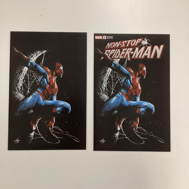 Non-Stop Spider Man #1 2021 NM Gabriele Dell'Otto Trade & Virgin Set0