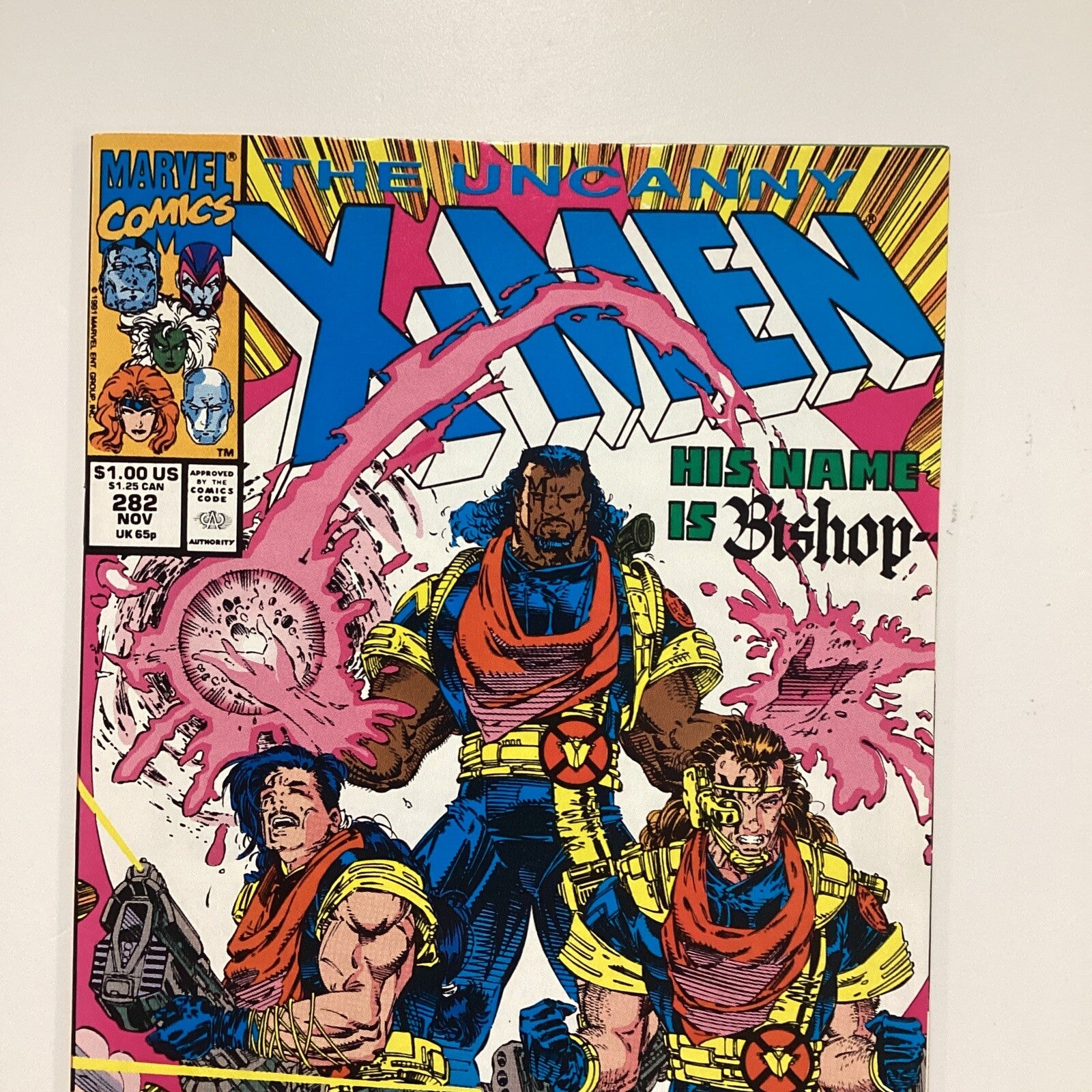 X-Men #282 1991 VF/NM 1st Appearance Of Bishop1