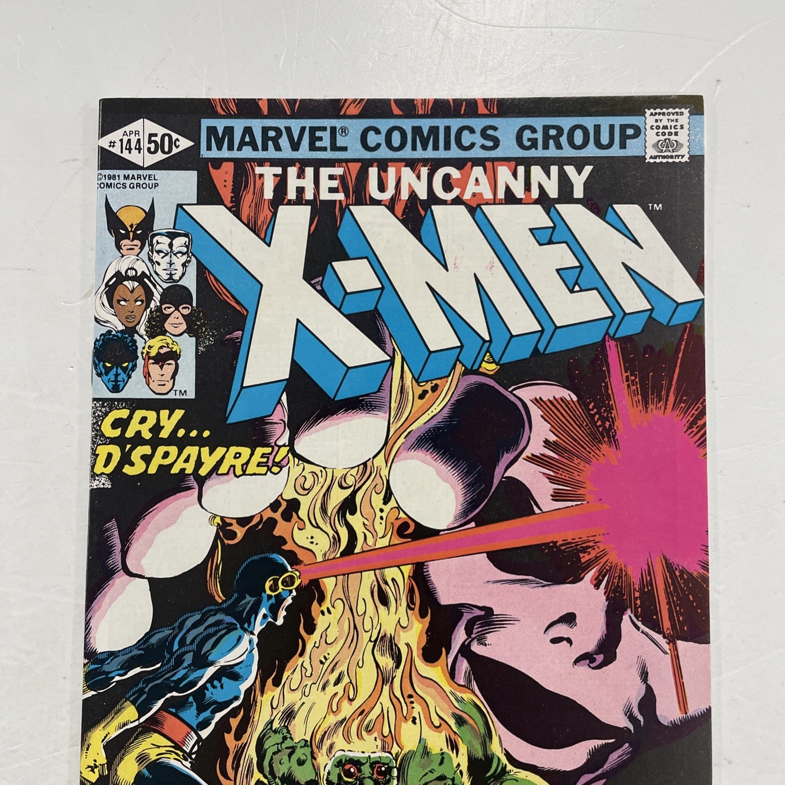 Uncanny X-Men #144 1981 VF Signed inside by Brent Anderson1
