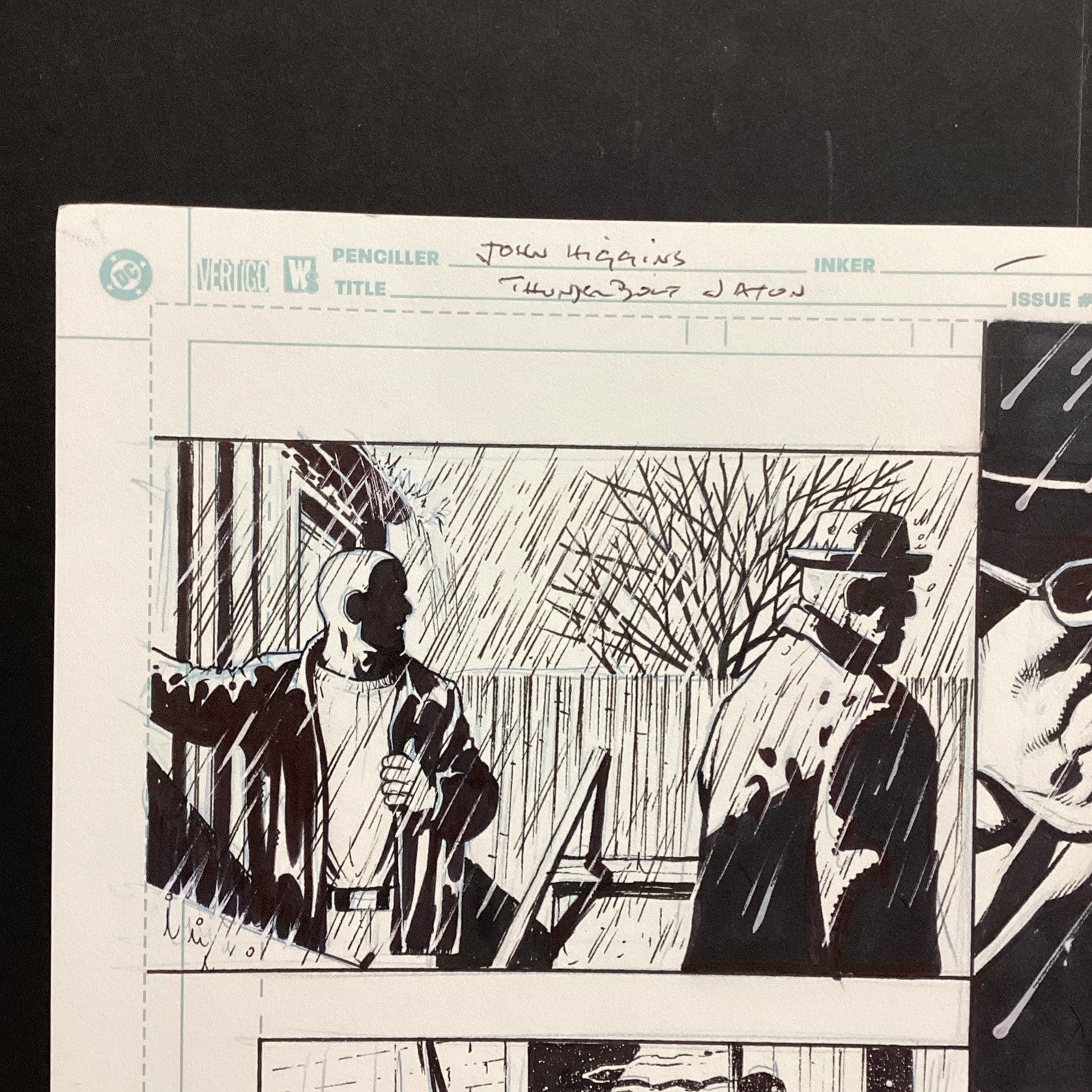 Original Artwork for Thunderbolt Jaxon #1 Page 16 By John Higgins 20065