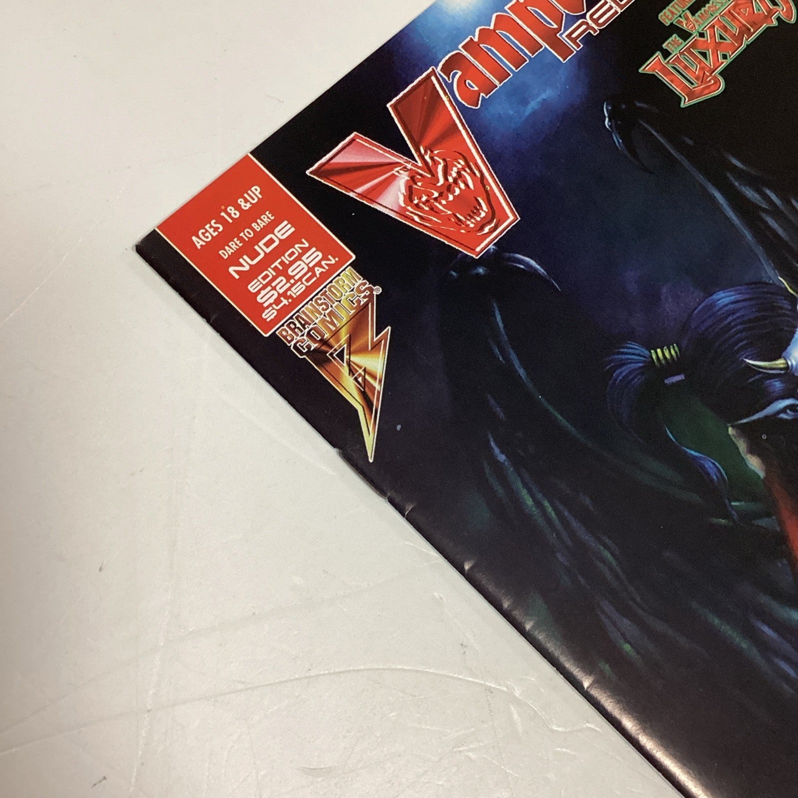 Vamperotica Red Reign Dare To Bare Nude Edition 1996 Brainstorm Comics5