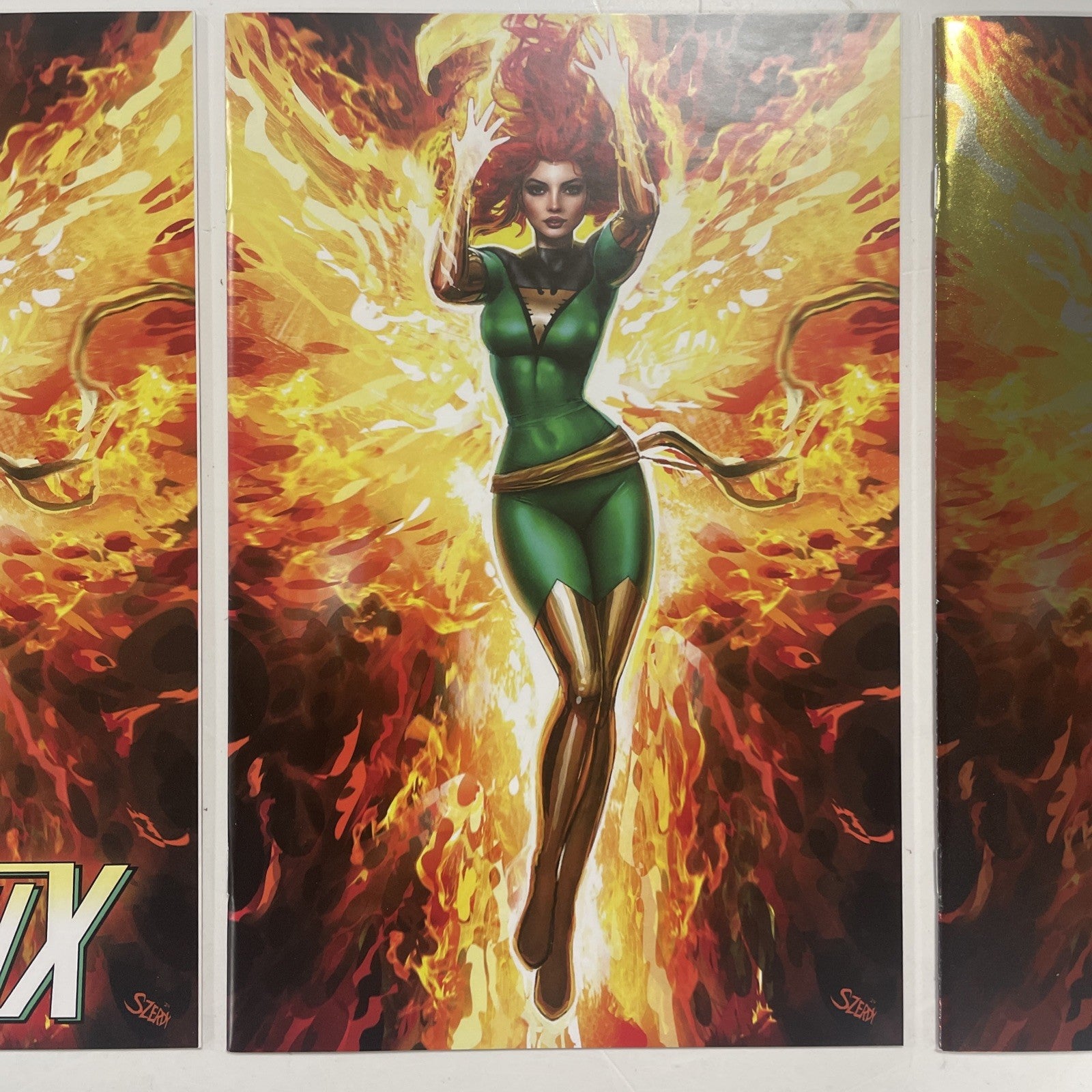 Phoenix #1 2024 X3 NM Nathan Szerdy Trade Dress, Virgin & Foil Variant2