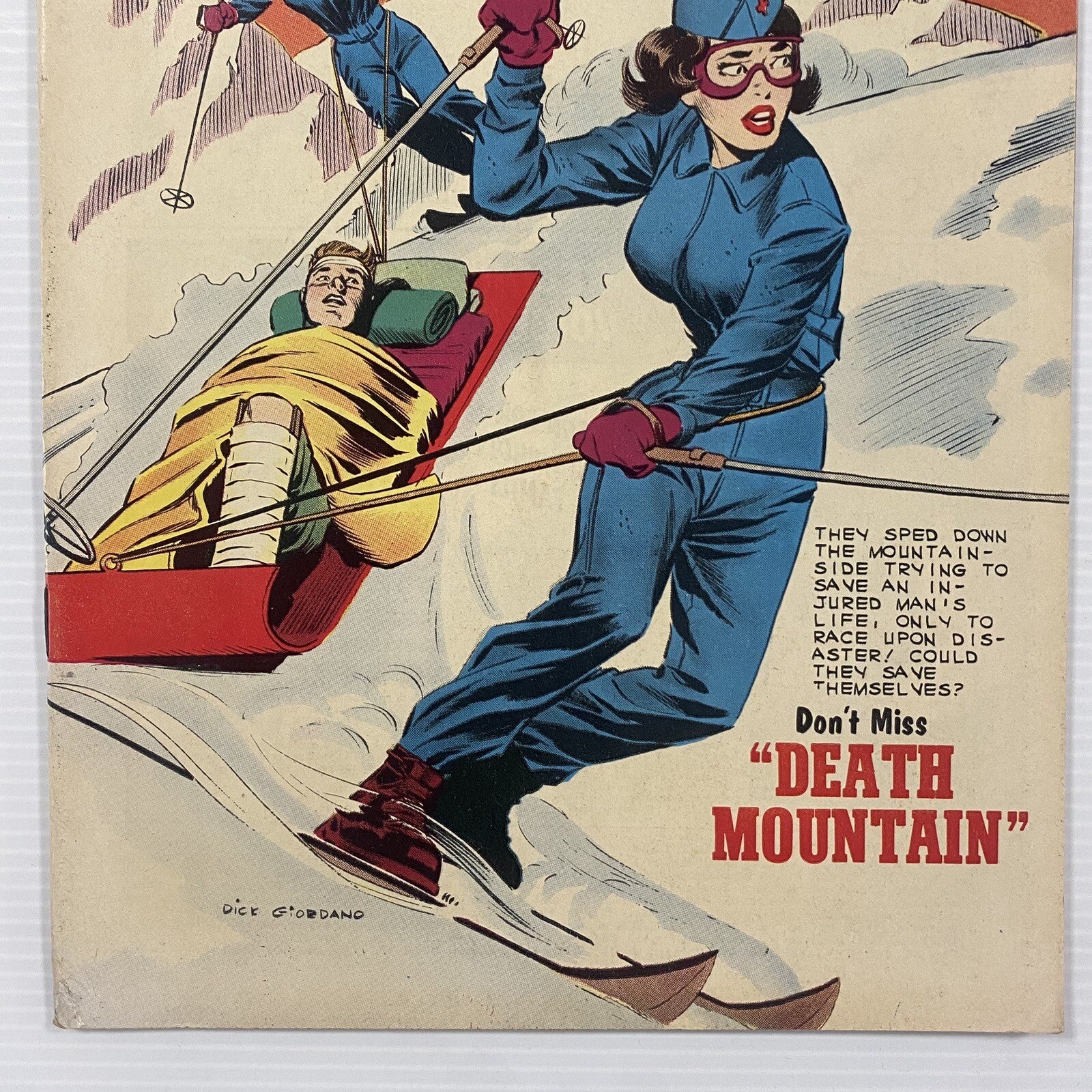 Sue and Sally Smith Flying Nurses 1962 #50 VG+ Pence copy **Rusted staples**2