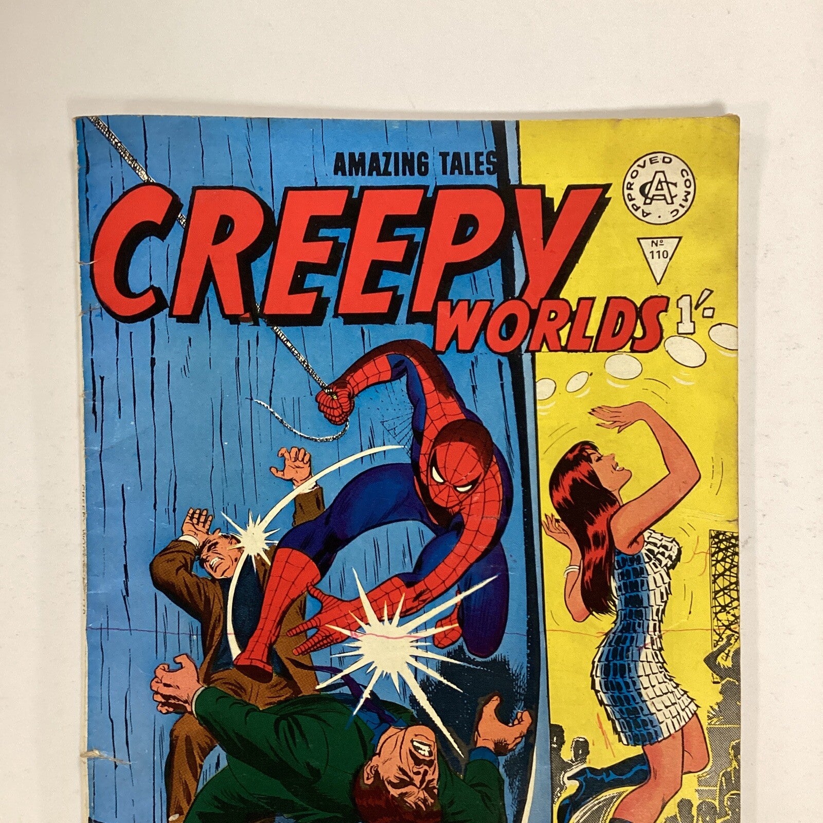 Alan Class Creep Worlds #110 late 1960s - early 70s GD **pen lines on front and1