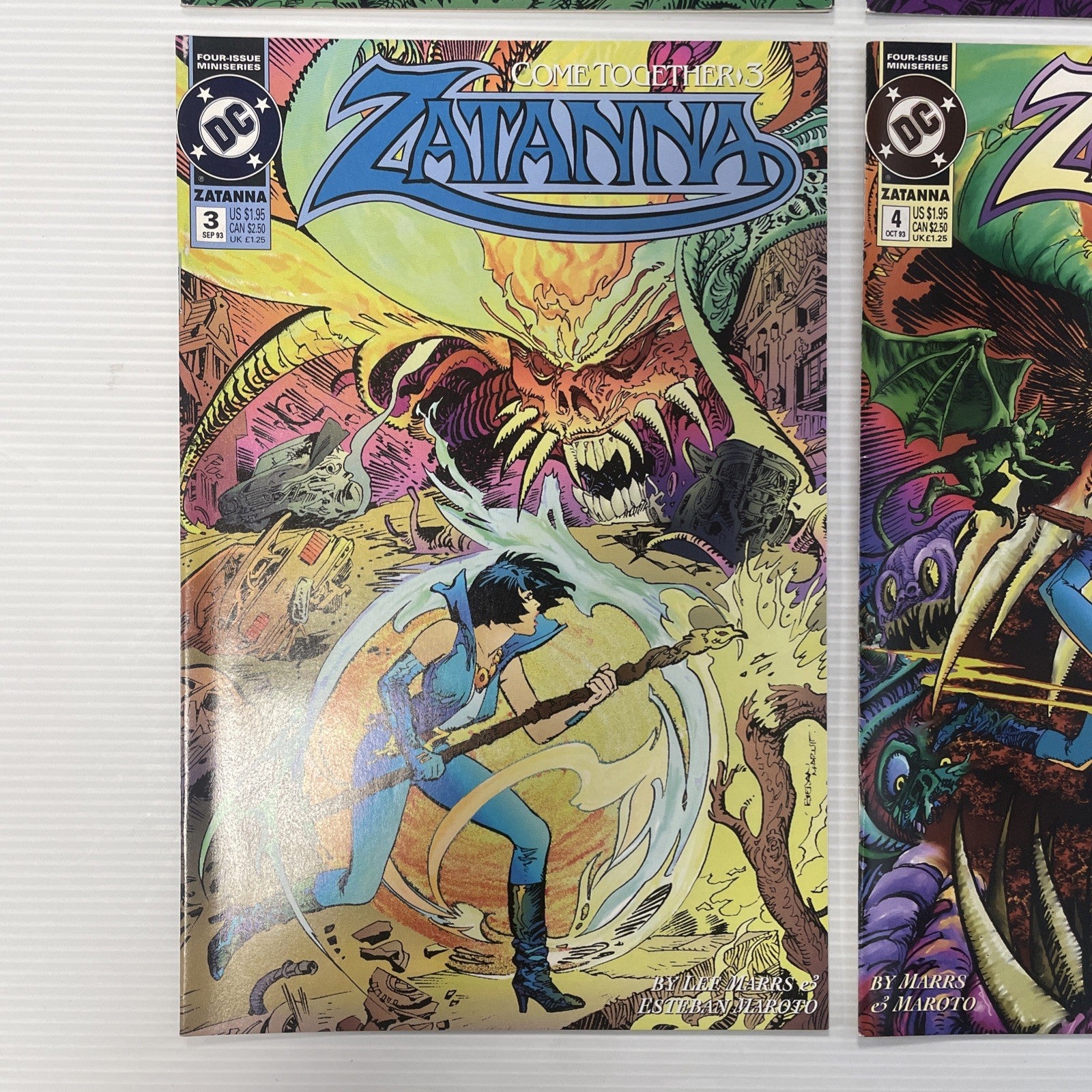 Zatanna #1-4 1993 VF Complete Set3