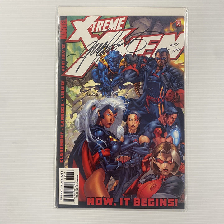 X-Treme X-Men #1 2001 NM Signed by Chris Claremont Dynamic Forces CoA 447/15000
