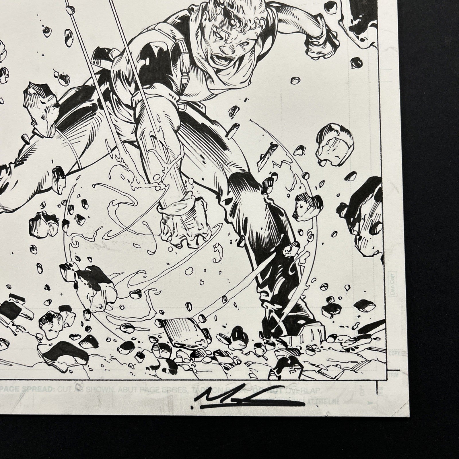 Original Artwork, Marvel X-Men: The Life and Times of Lucas Bishop 2009 #2 pg 229