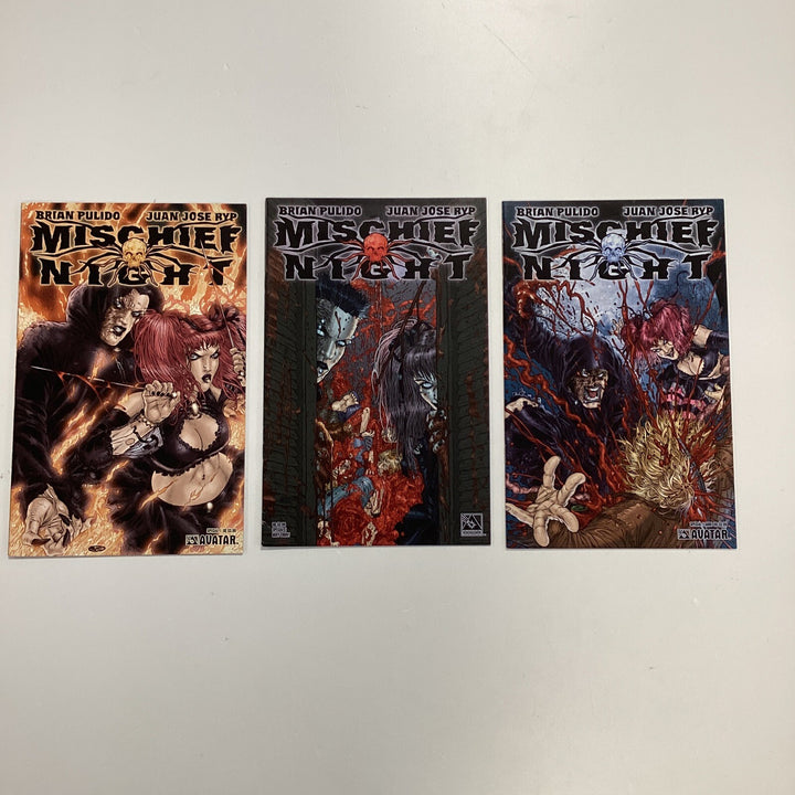 Mischief Night Special #1 2006 Gore, Body Count Variants VF/NM x3 Avatar Comics0