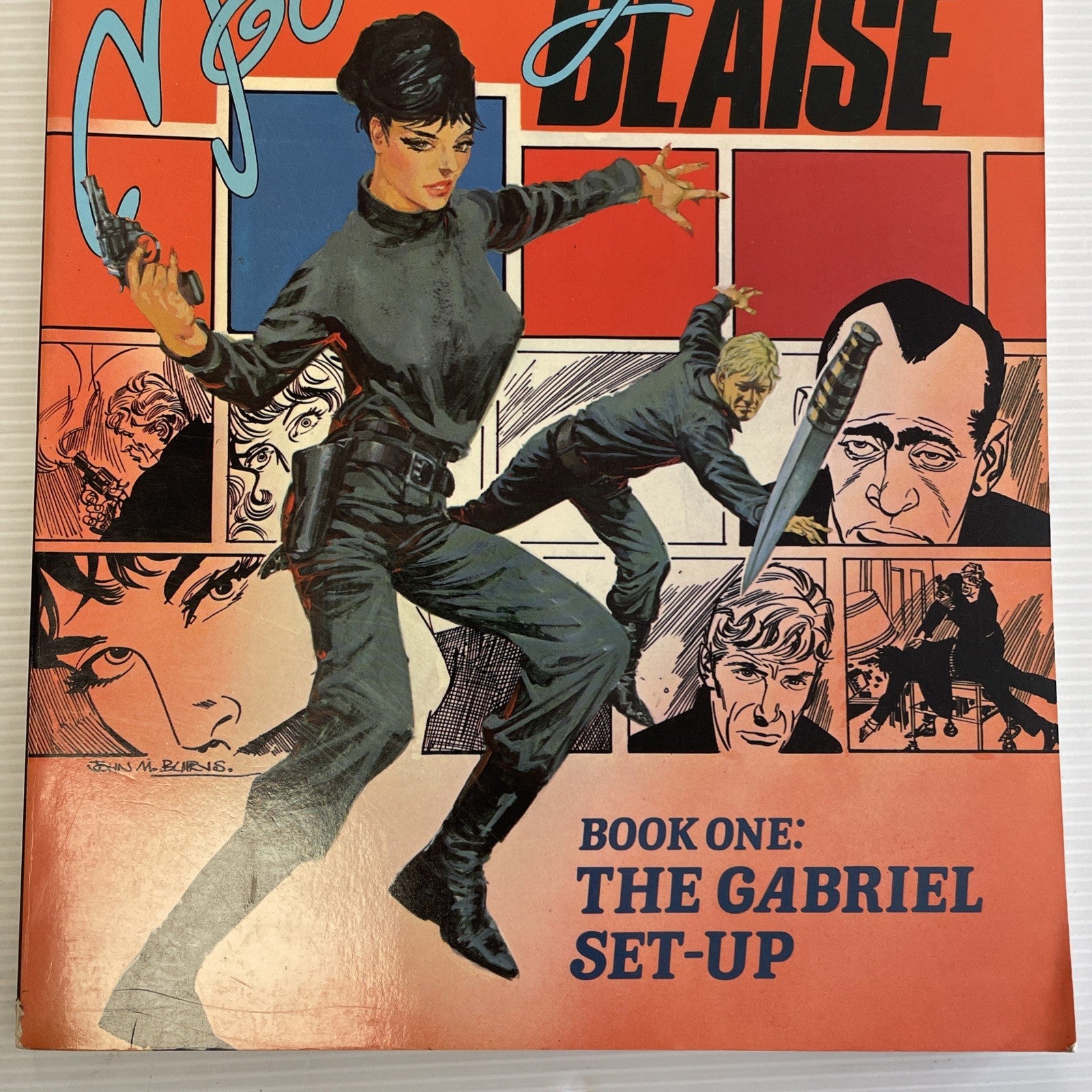 Modesty Blaise Book One: The Gabriel Set-Up Titan Books 1985 Graphic Novel2
