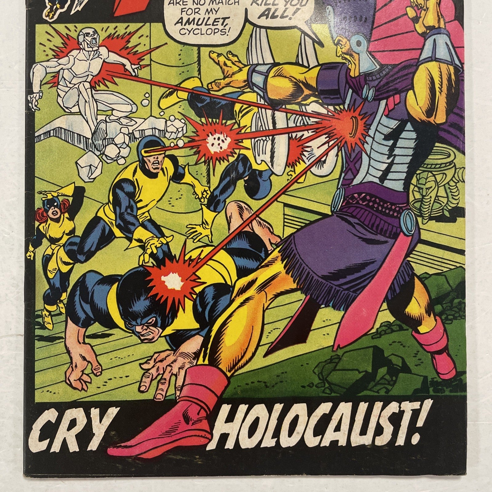 X-Men #74 1972 VG- **Date stamp on cover, rusted staples, water damaged2