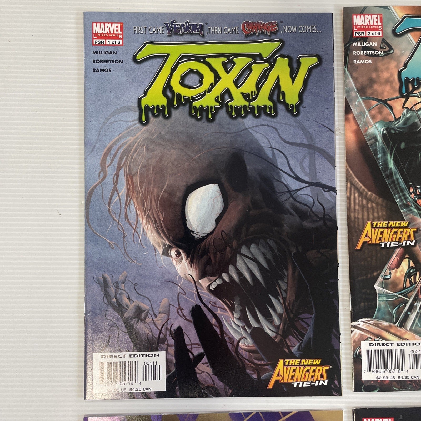 Toxin #1-6 Complete Marvel 2005 Mini Series Full Set Run 1-61