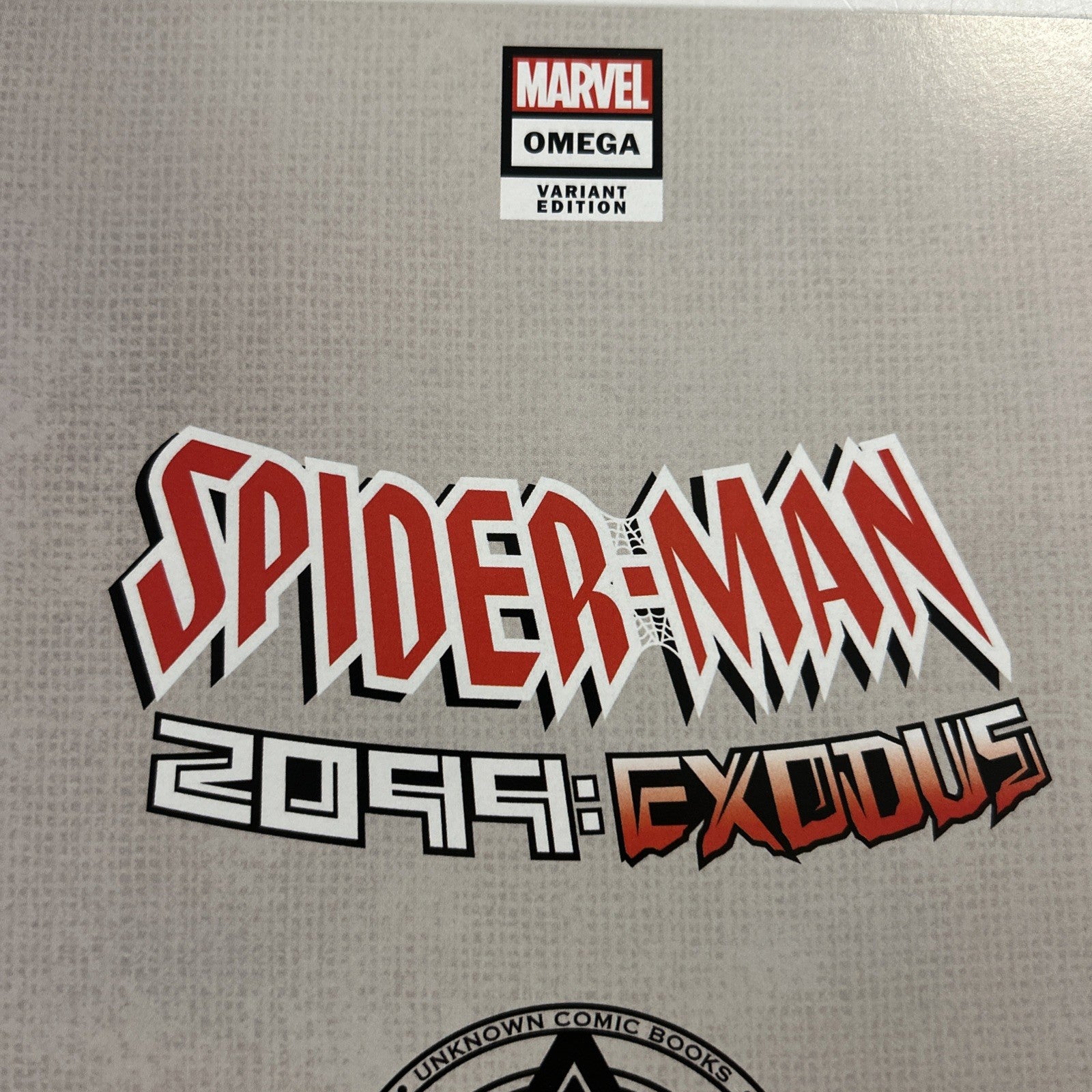 Spider-Man 2099: Exodus Omega #1 2022 NM Tony Daniel Unknown Comics Virgin16