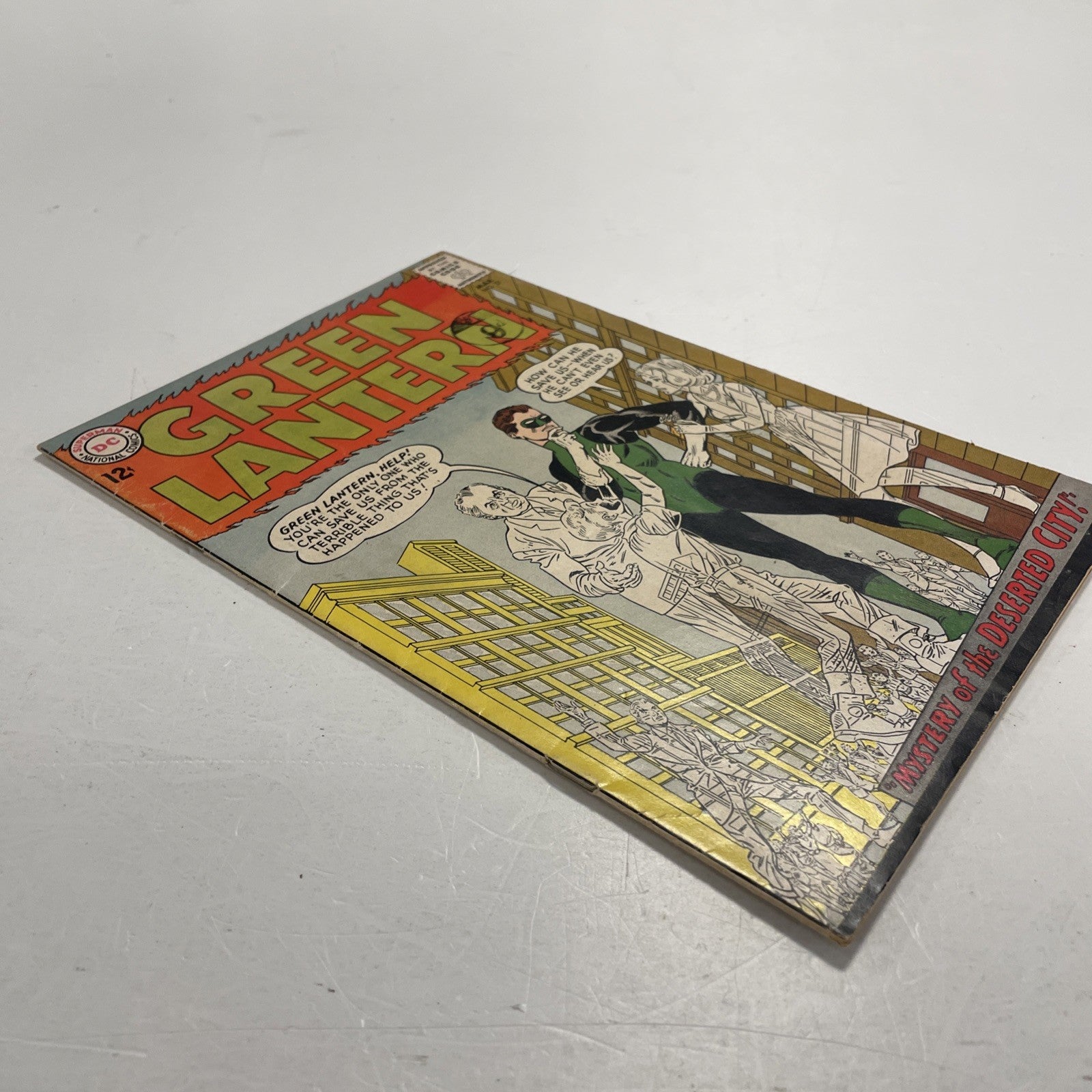 Green Lantern #27 1964 VG+ Pence Stamp3
