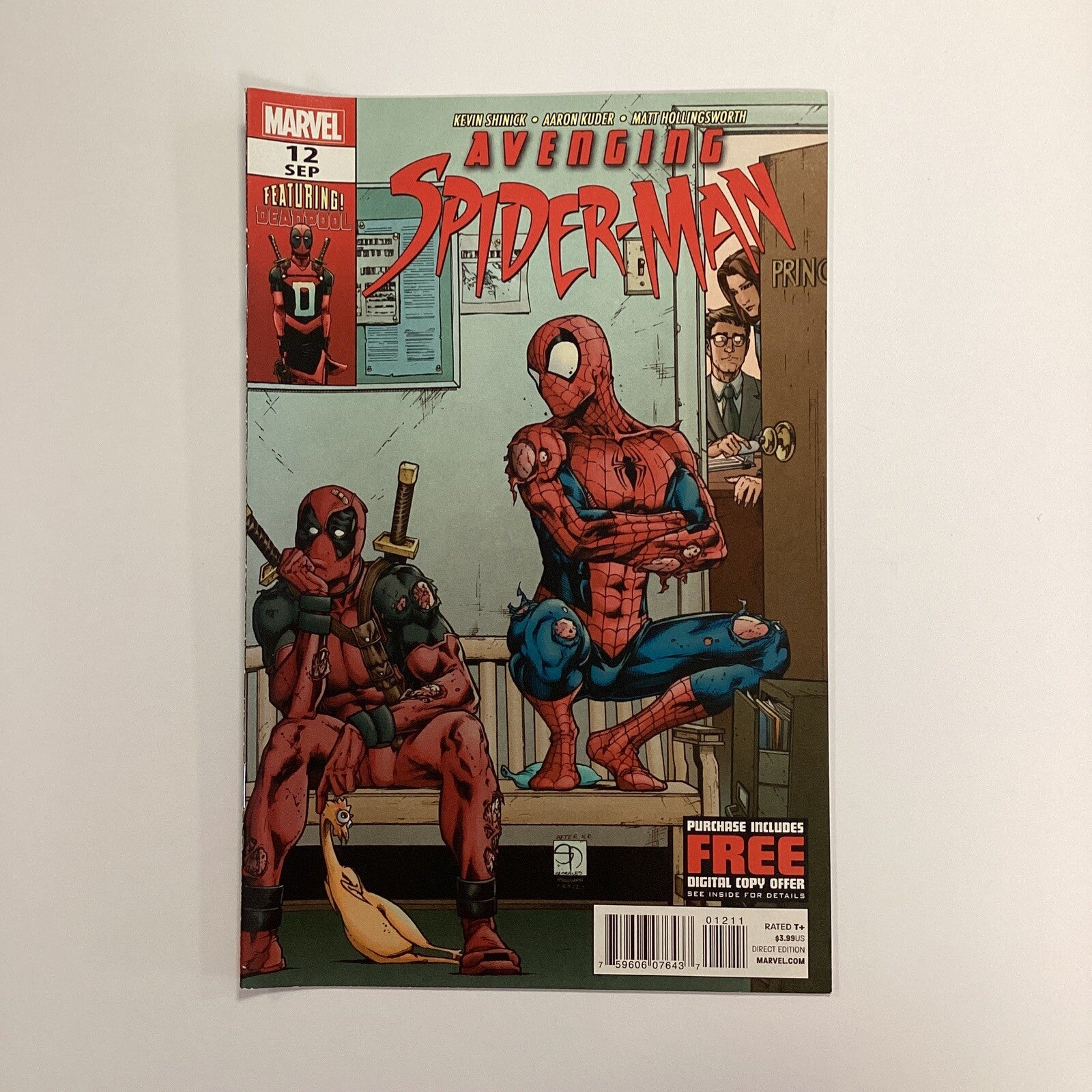 Avenging Spider-man #12 2012 VF Deadpool appearance0