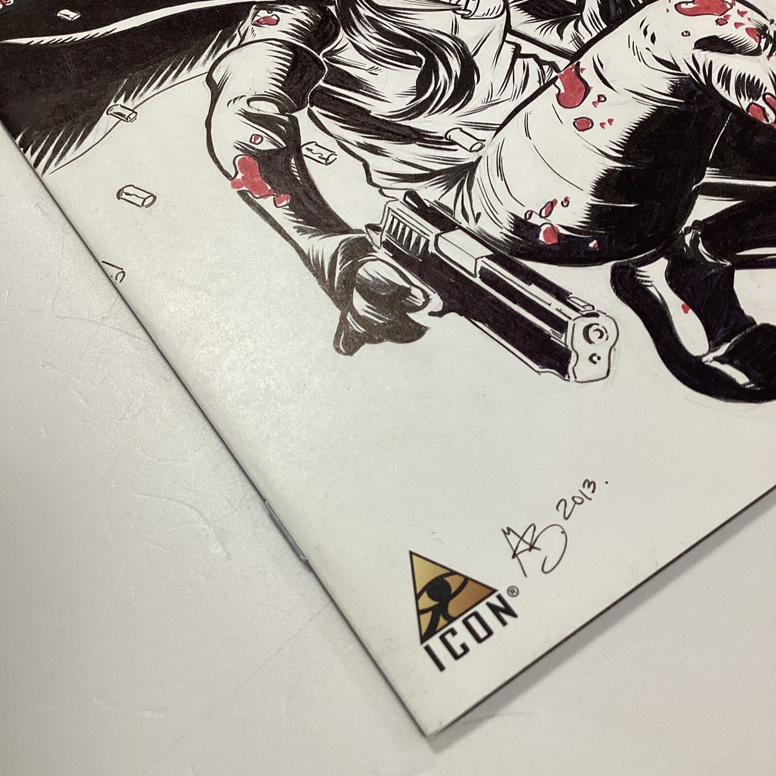 Hit Girl #1 2012 Sketch Cover by unknown artist (From Florida Megacon 2013)3